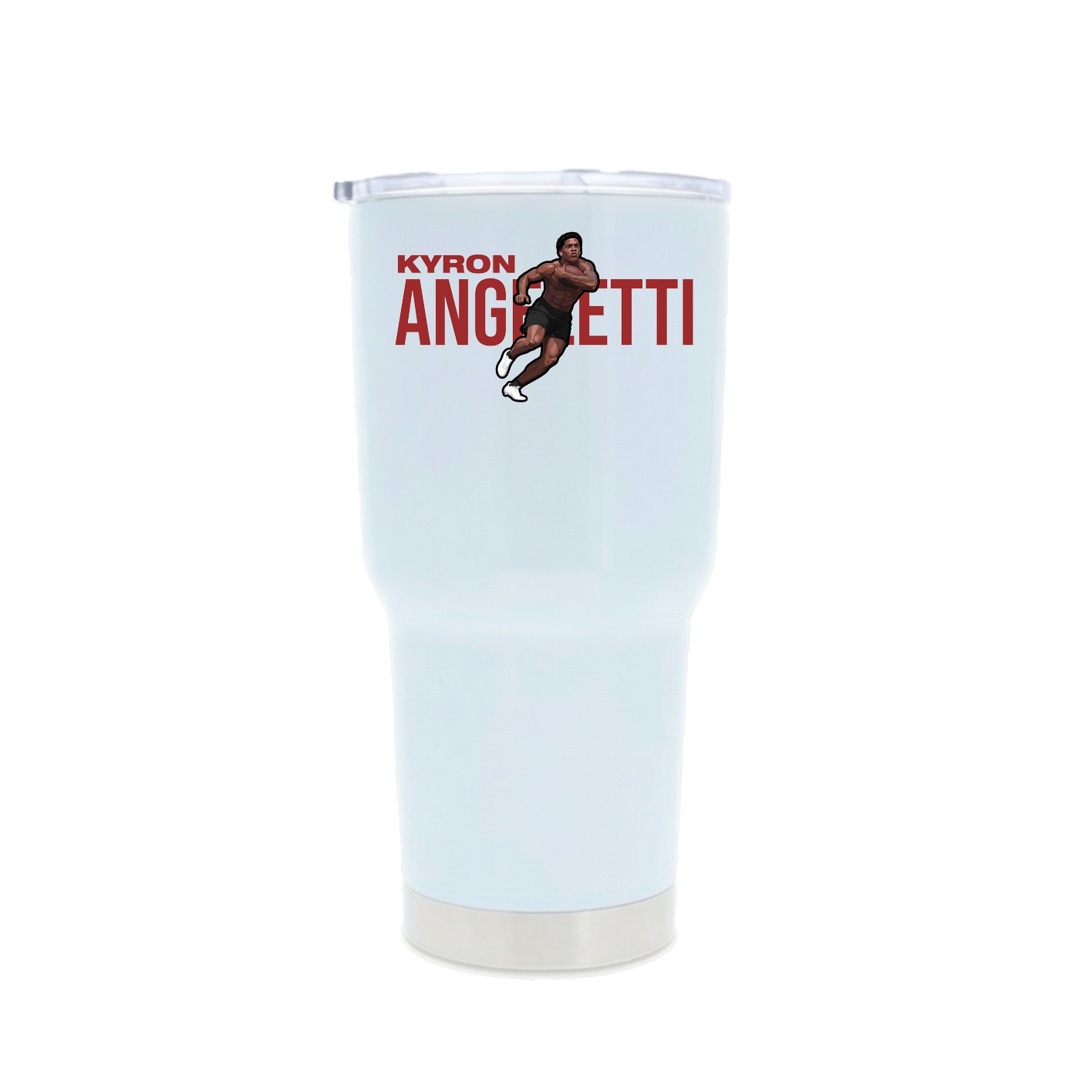 30oz Stainless Steel Tumbler — Player Name in White