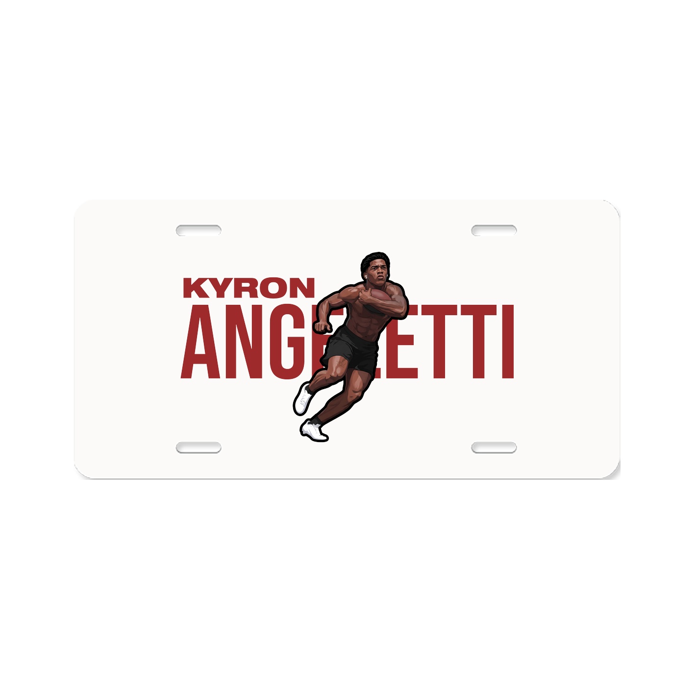 License Plate — Player Name in Classic