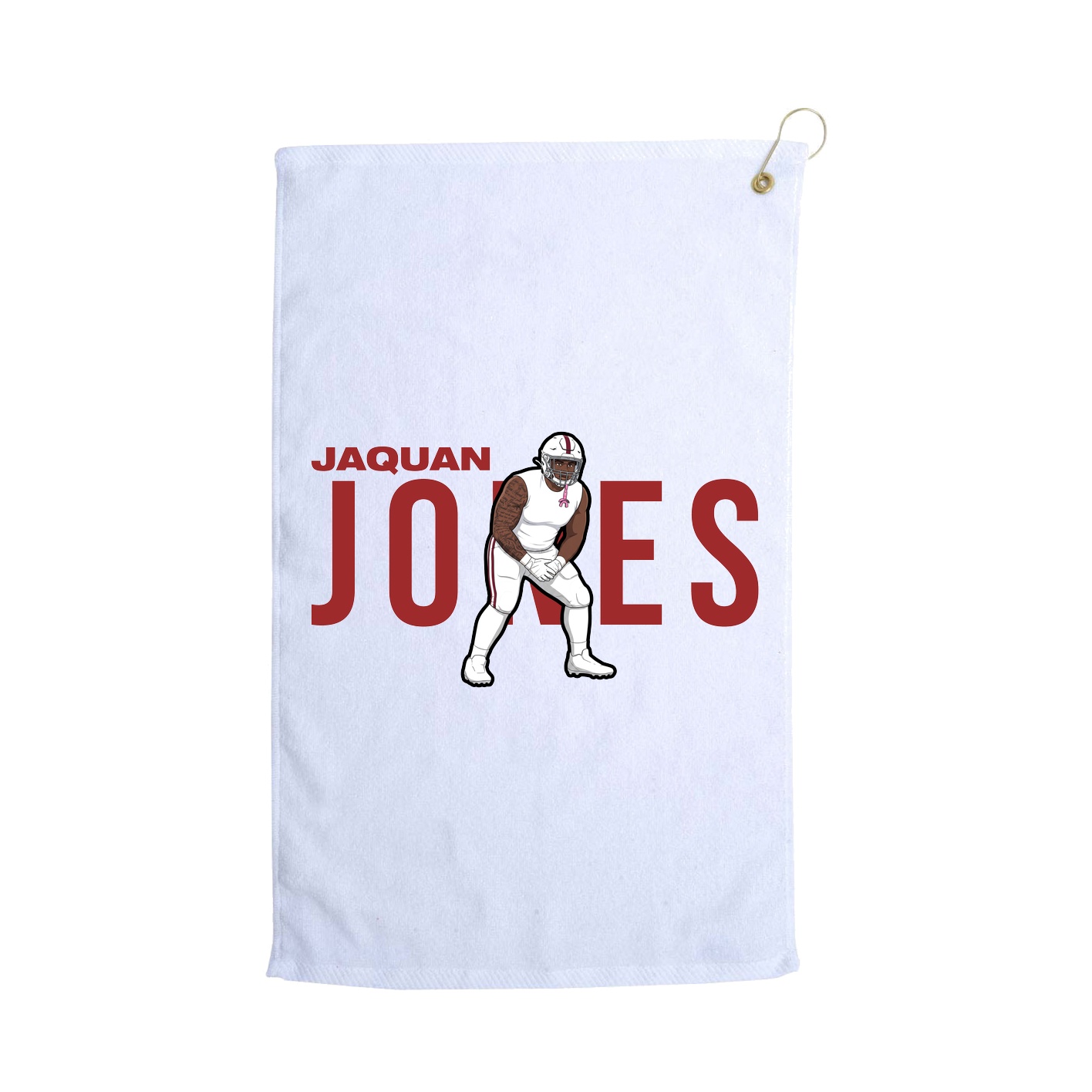 Golf Towel — Player Name in White