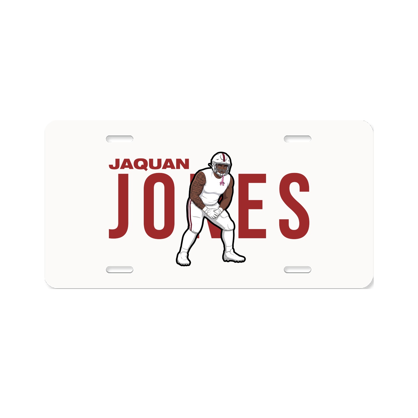 License Plate — Player Name in Classic