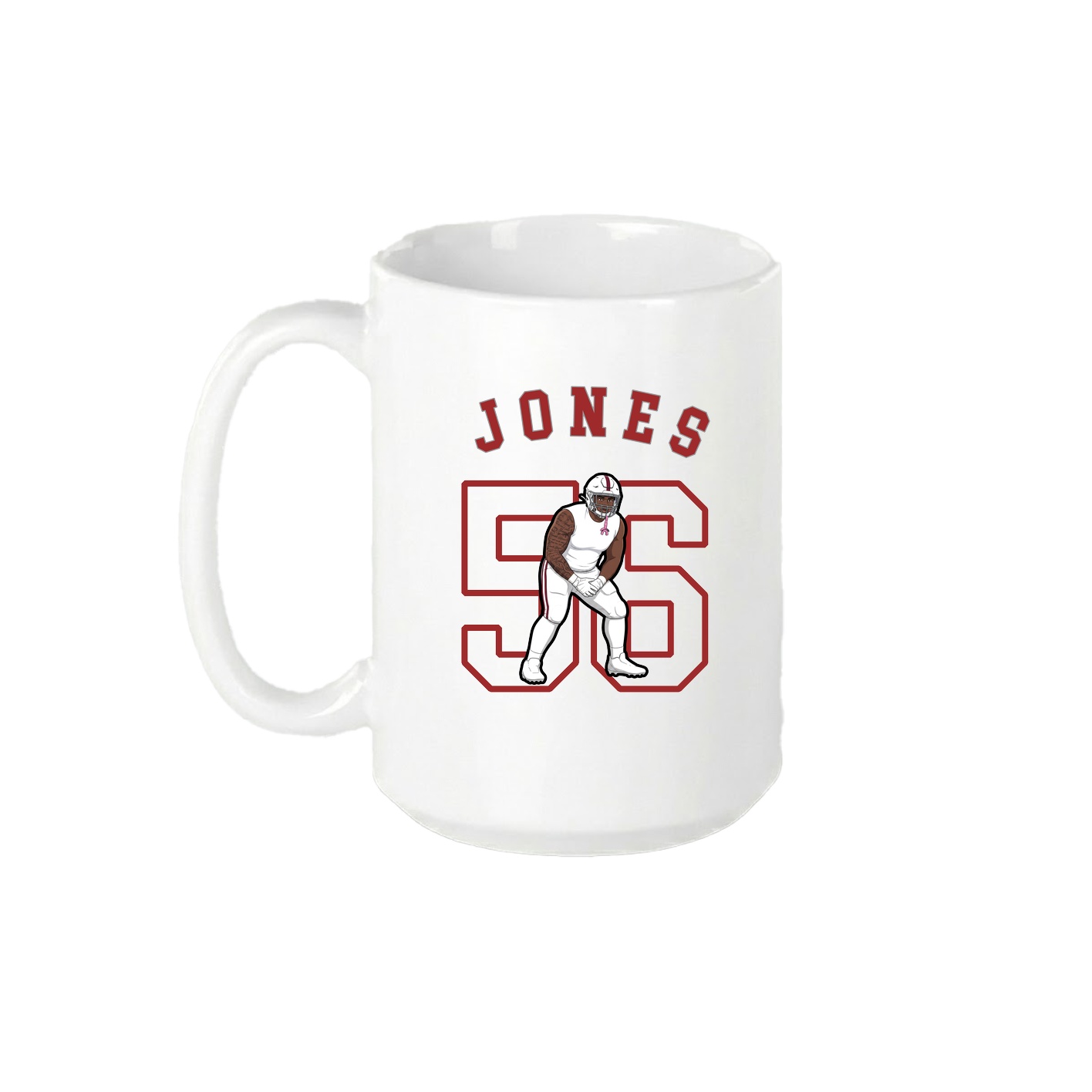 15oz Coffee Mug — Shirsey Arch in White