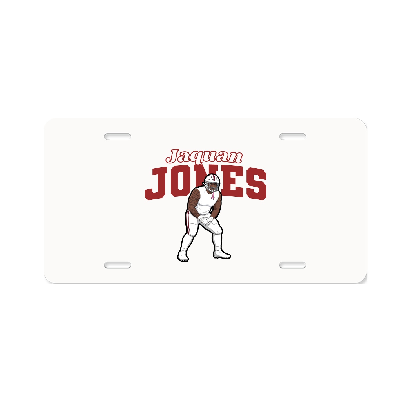 License Plate — Name Arch in Classic