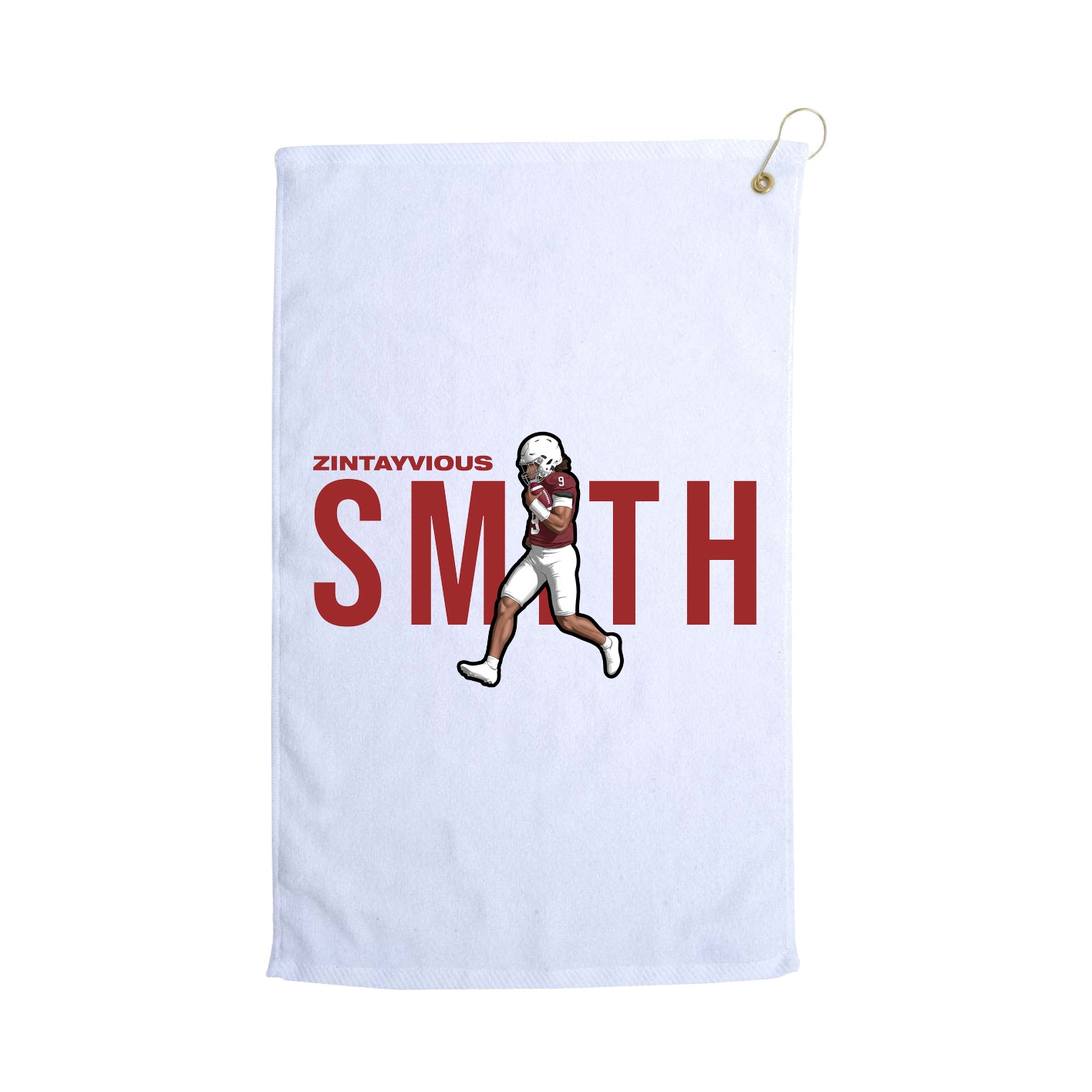 Golf Towel — Player Name in White