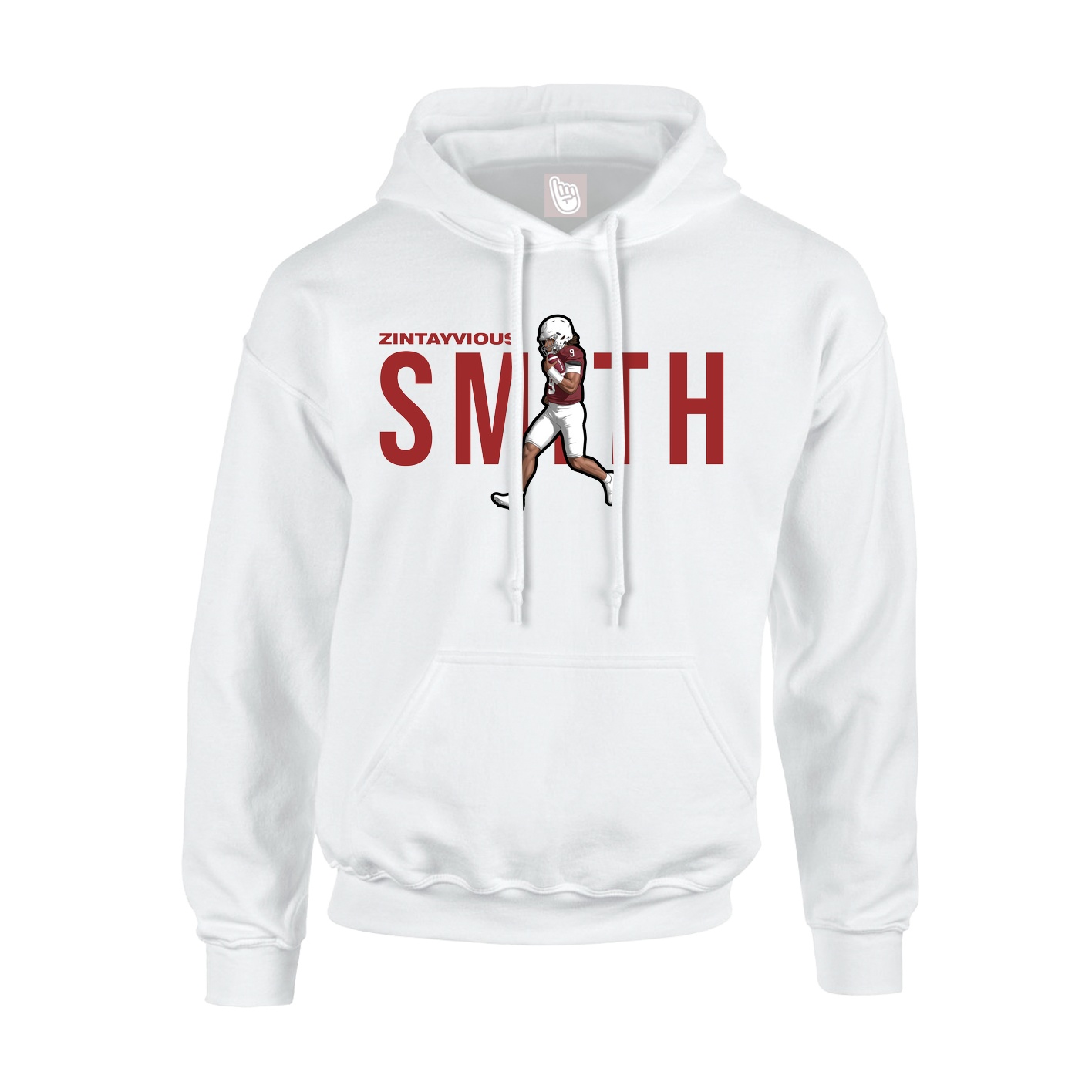Hoodie — Player Name in White