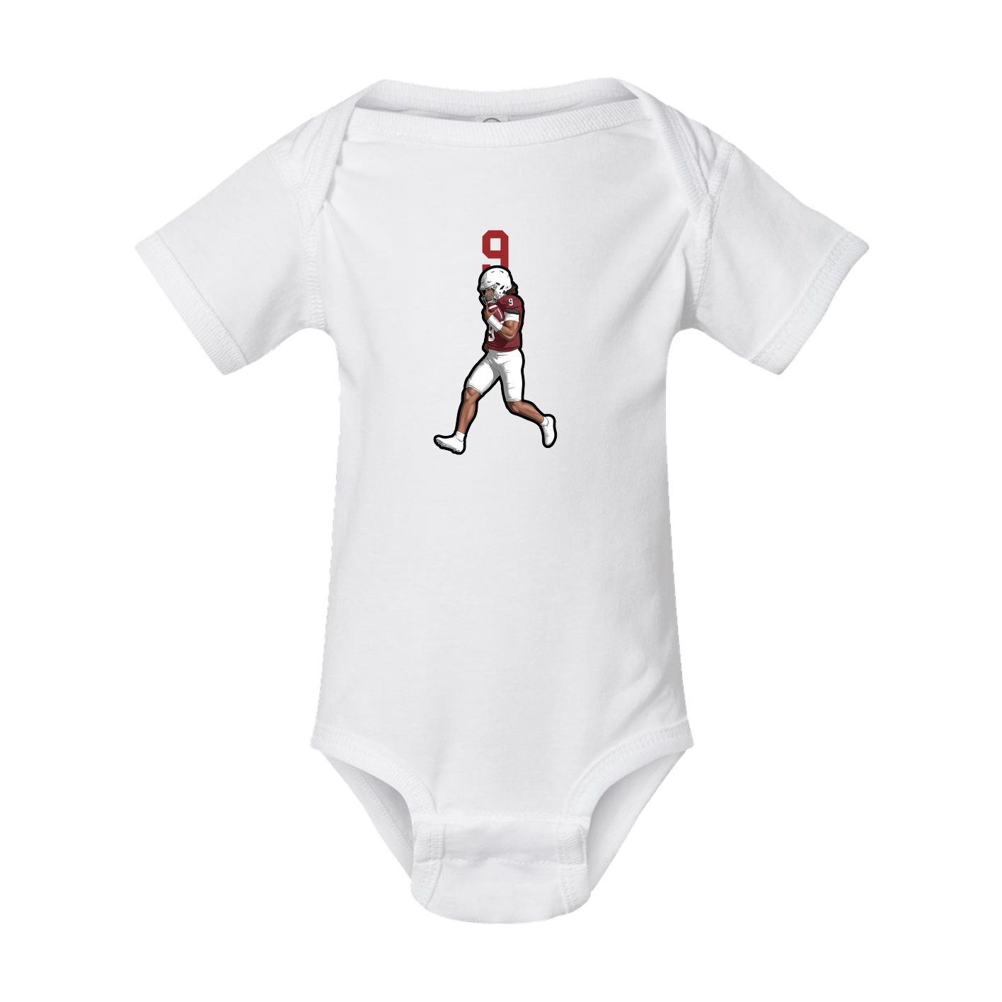 Baby Onesie — Number Top in White