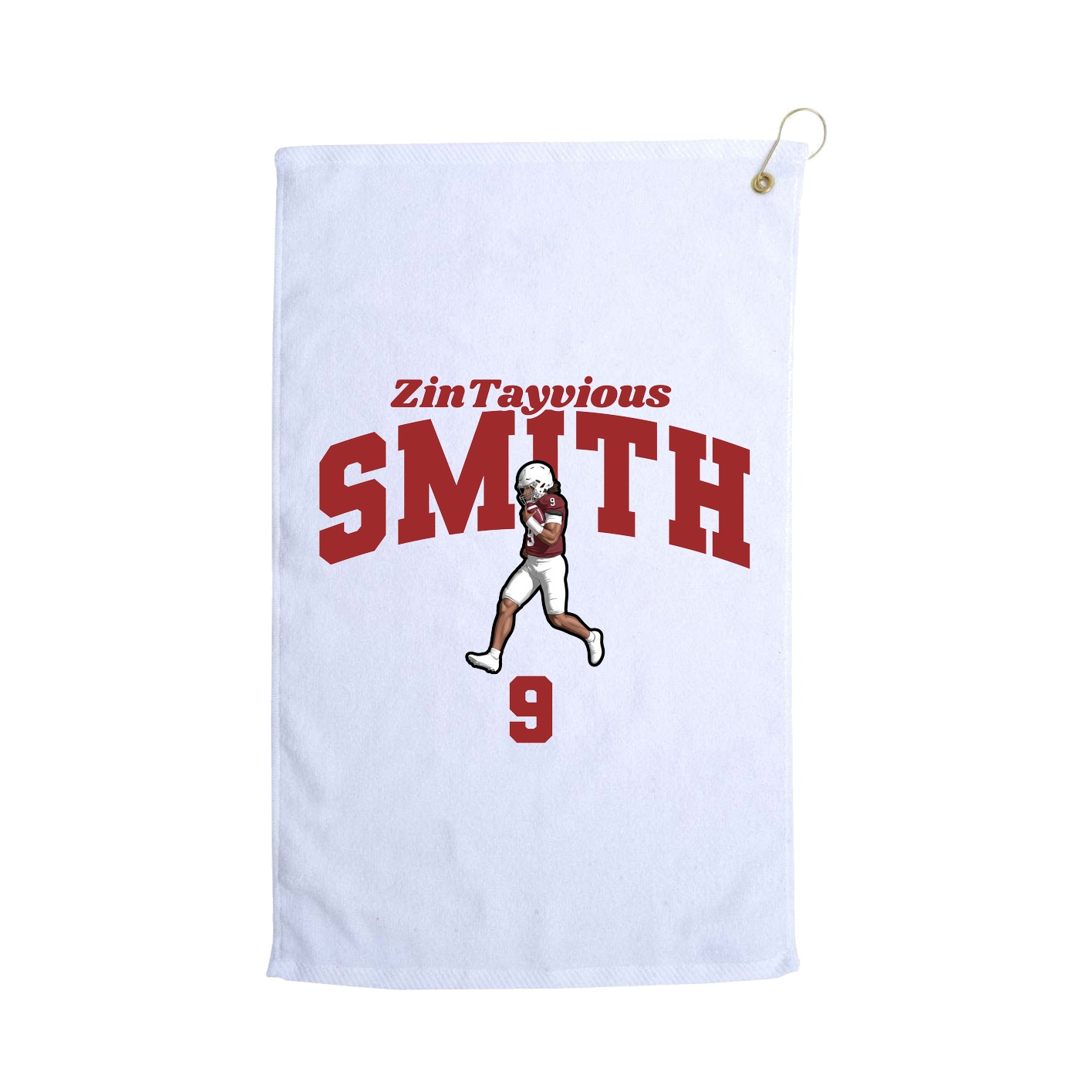 Golf Towel — Signature Arch in White