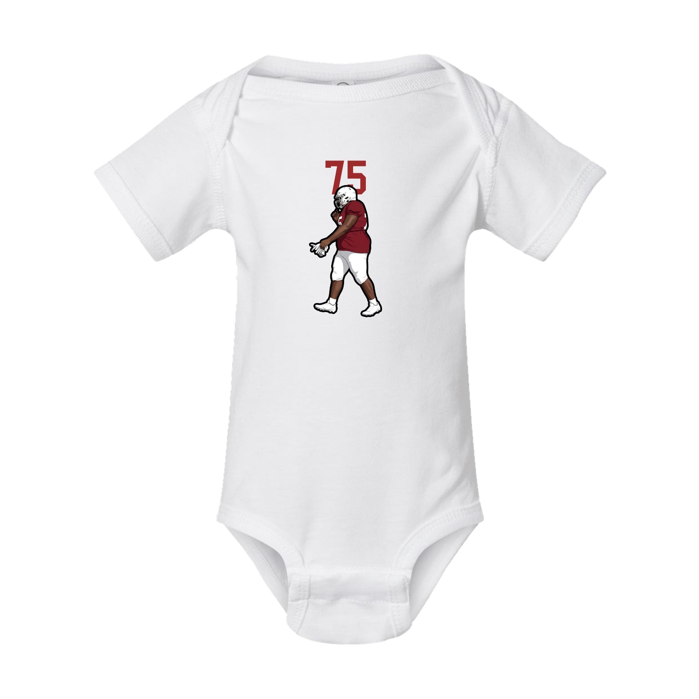 Baby Onesie — Number Top in White