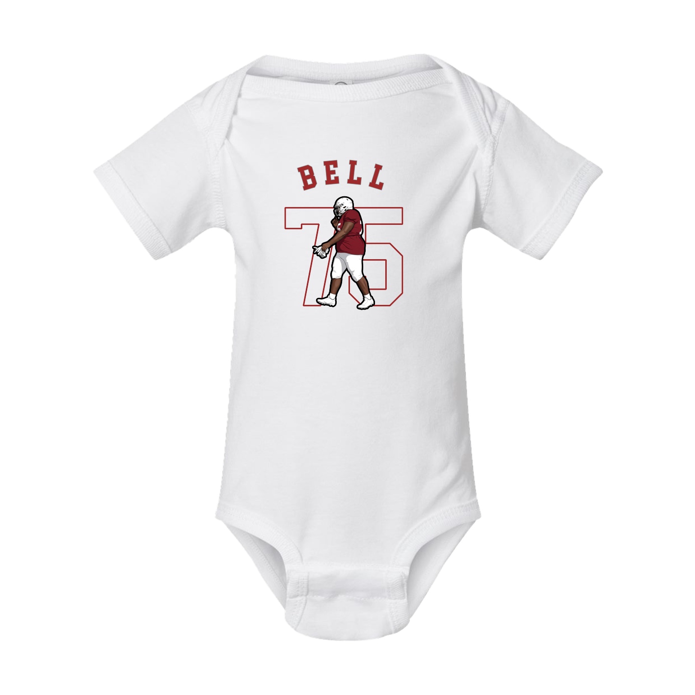 Baby Onesie — Shirsey Arch in White