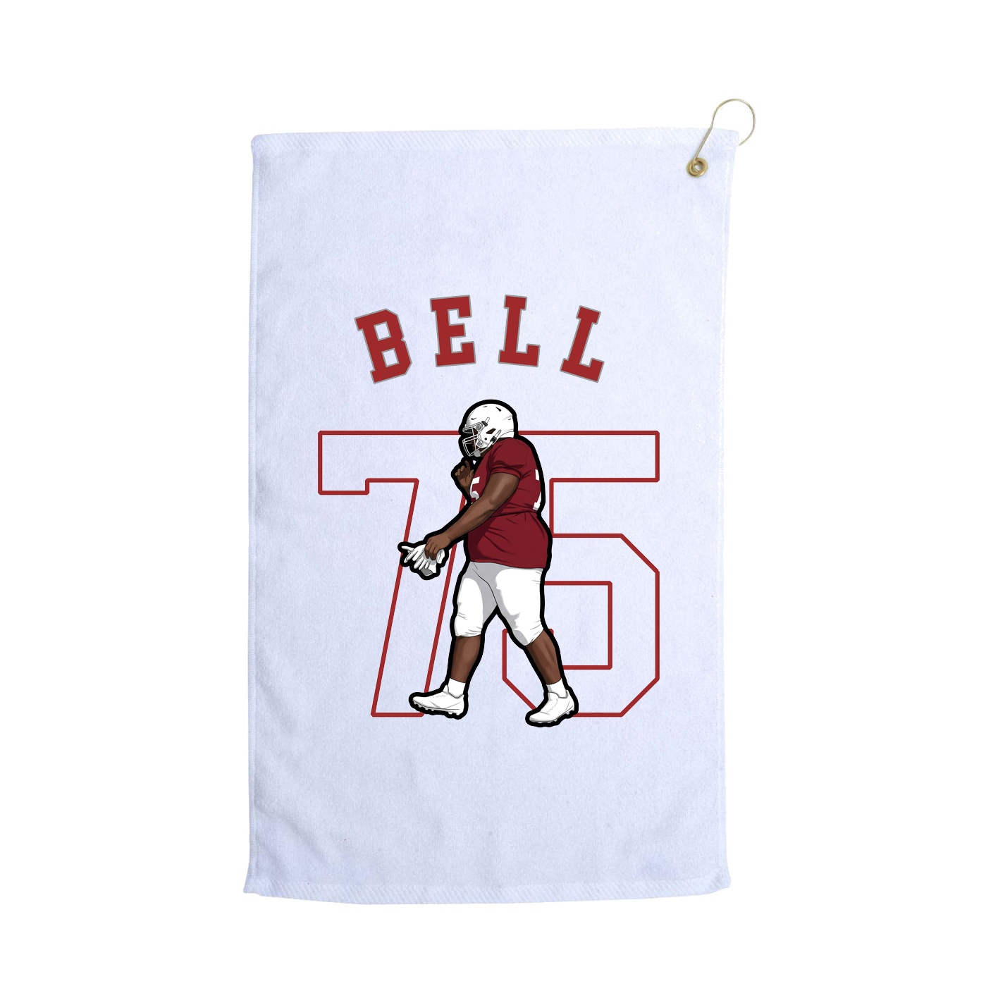 Golf Towel — Shirsey Arch in White