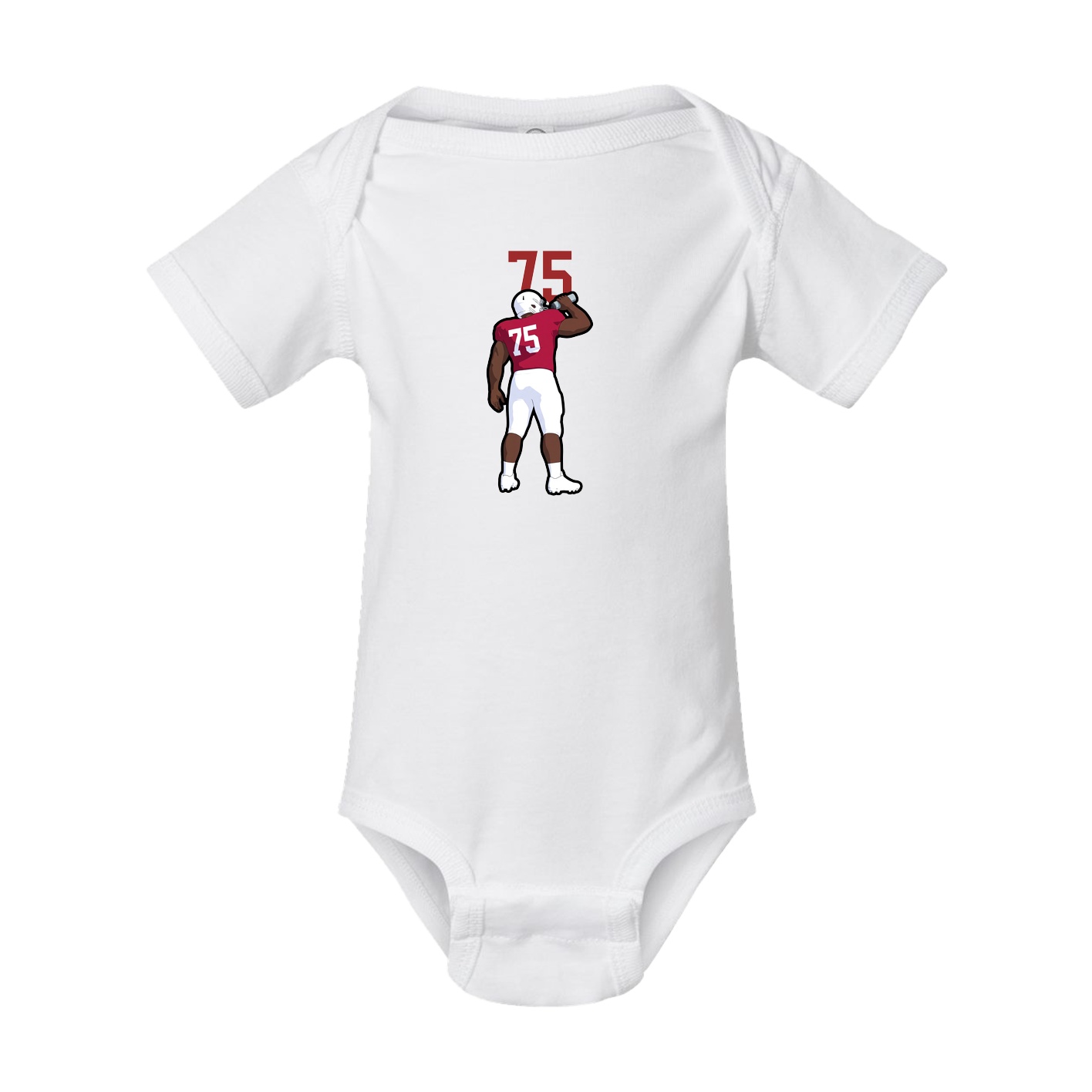 Baby Onesie — Number Top in White