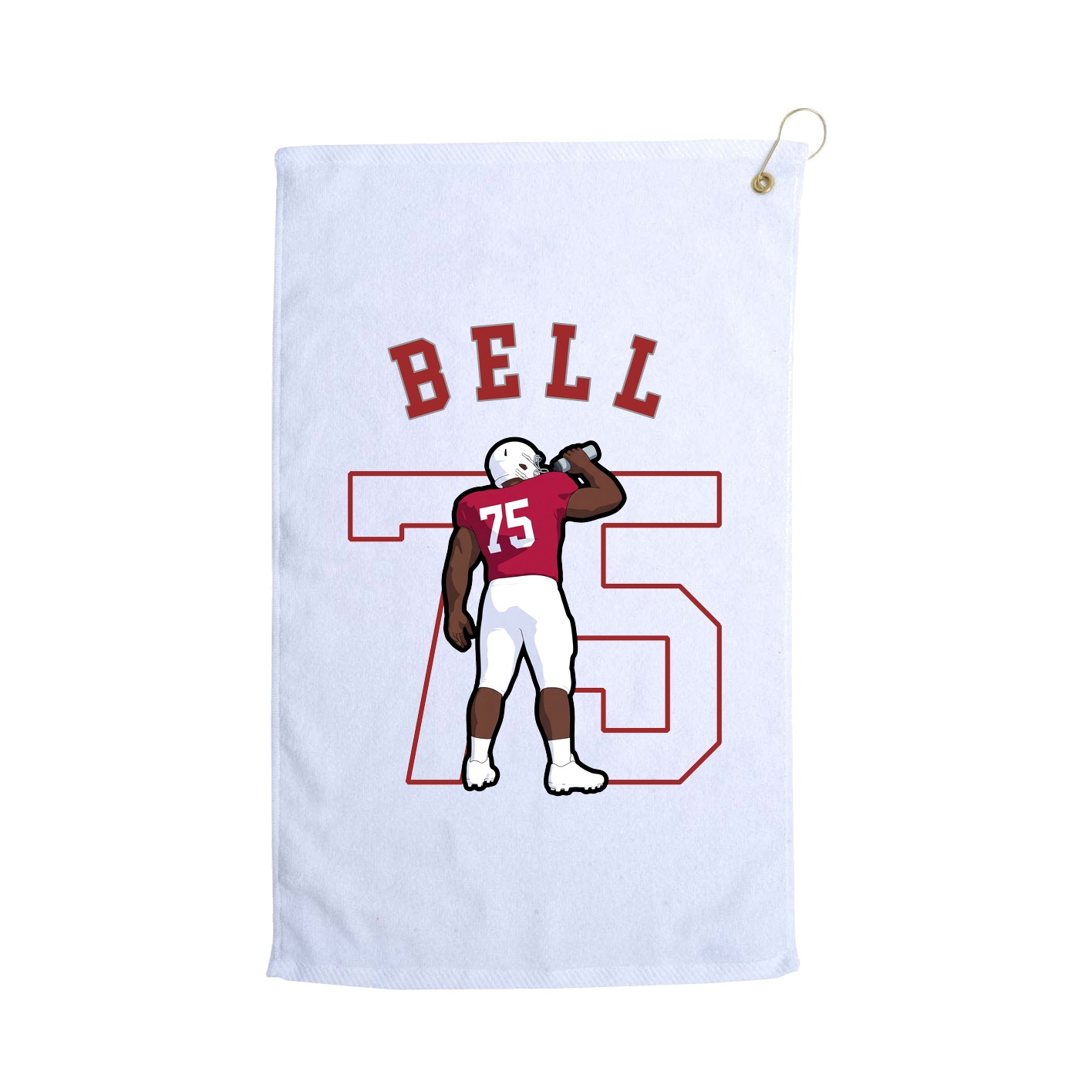 Golf Towel — Shirsey Arch in White