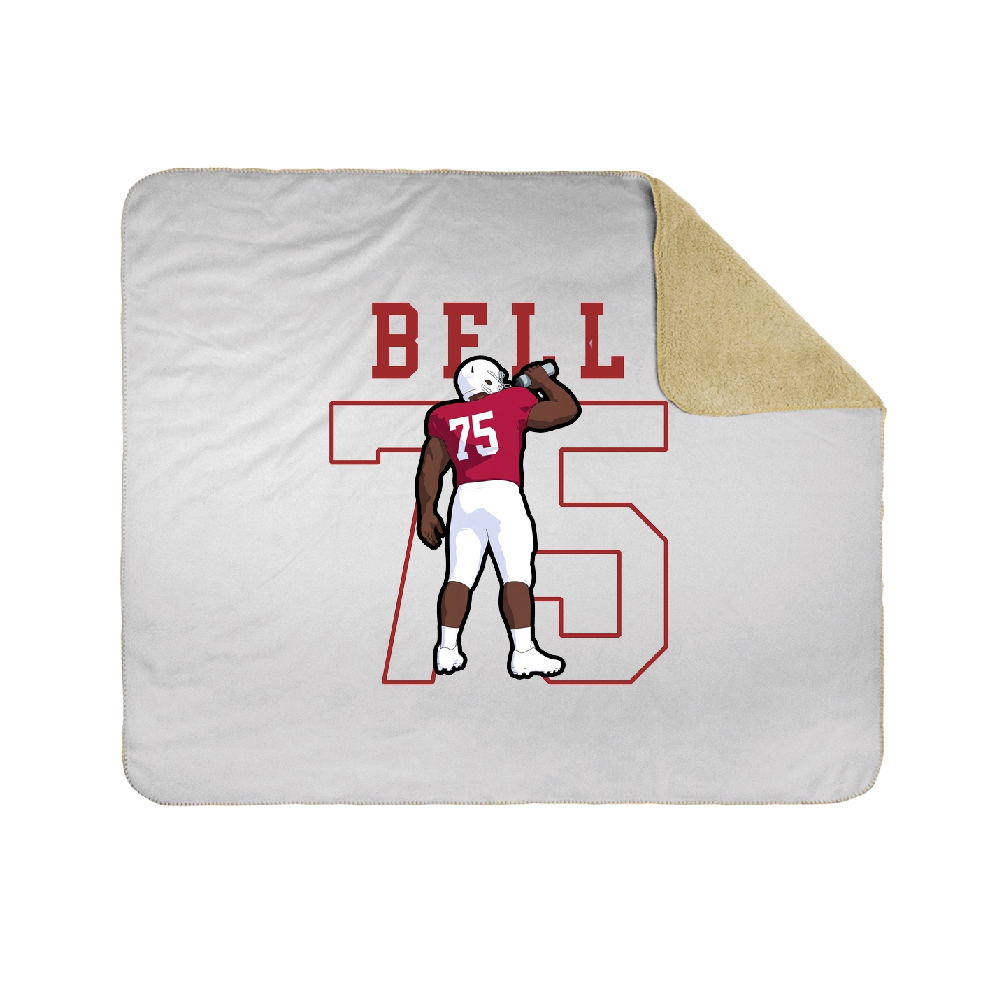 50x60 Sherpa Lined Throw Blanket