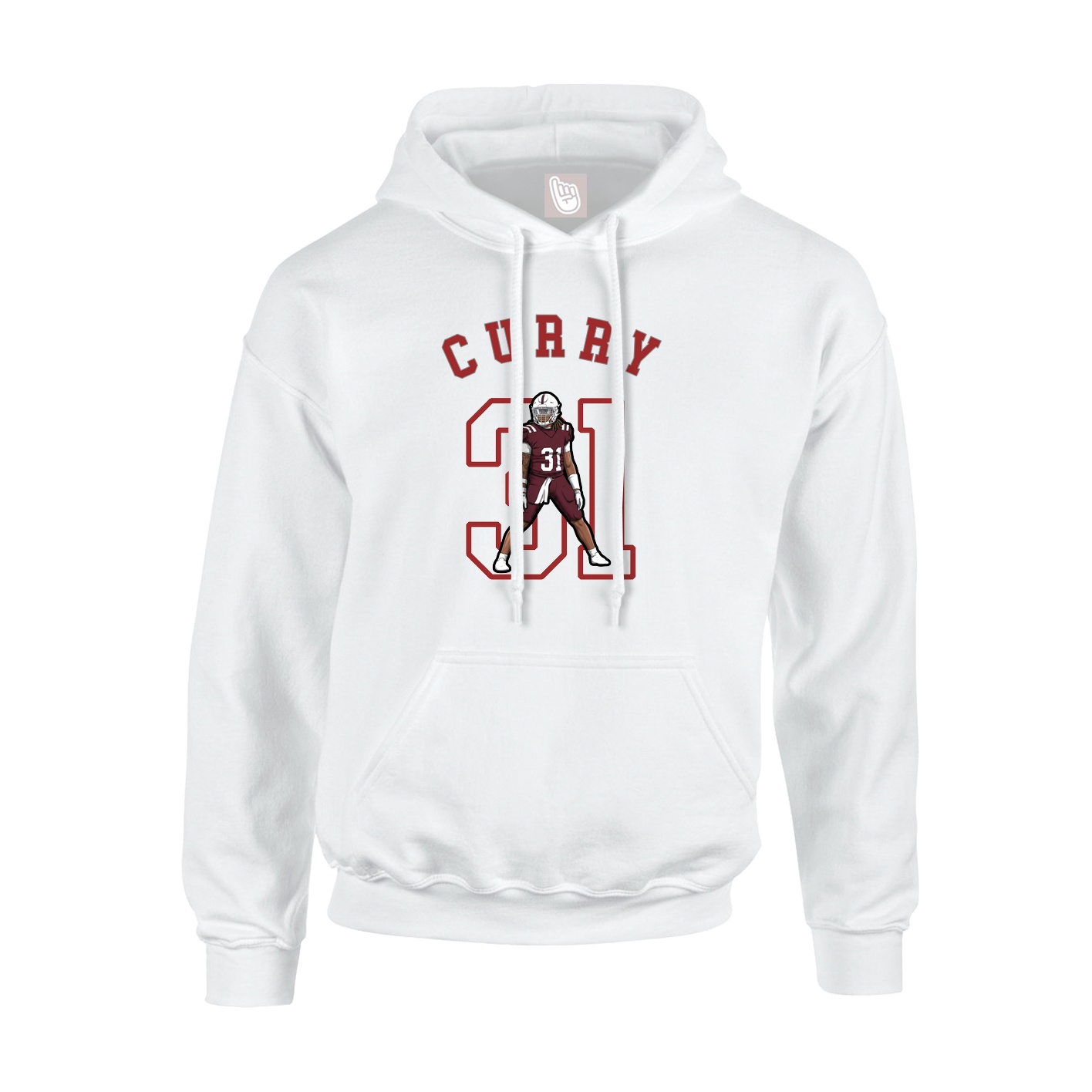 Hoodie — Shirsey Arch in White