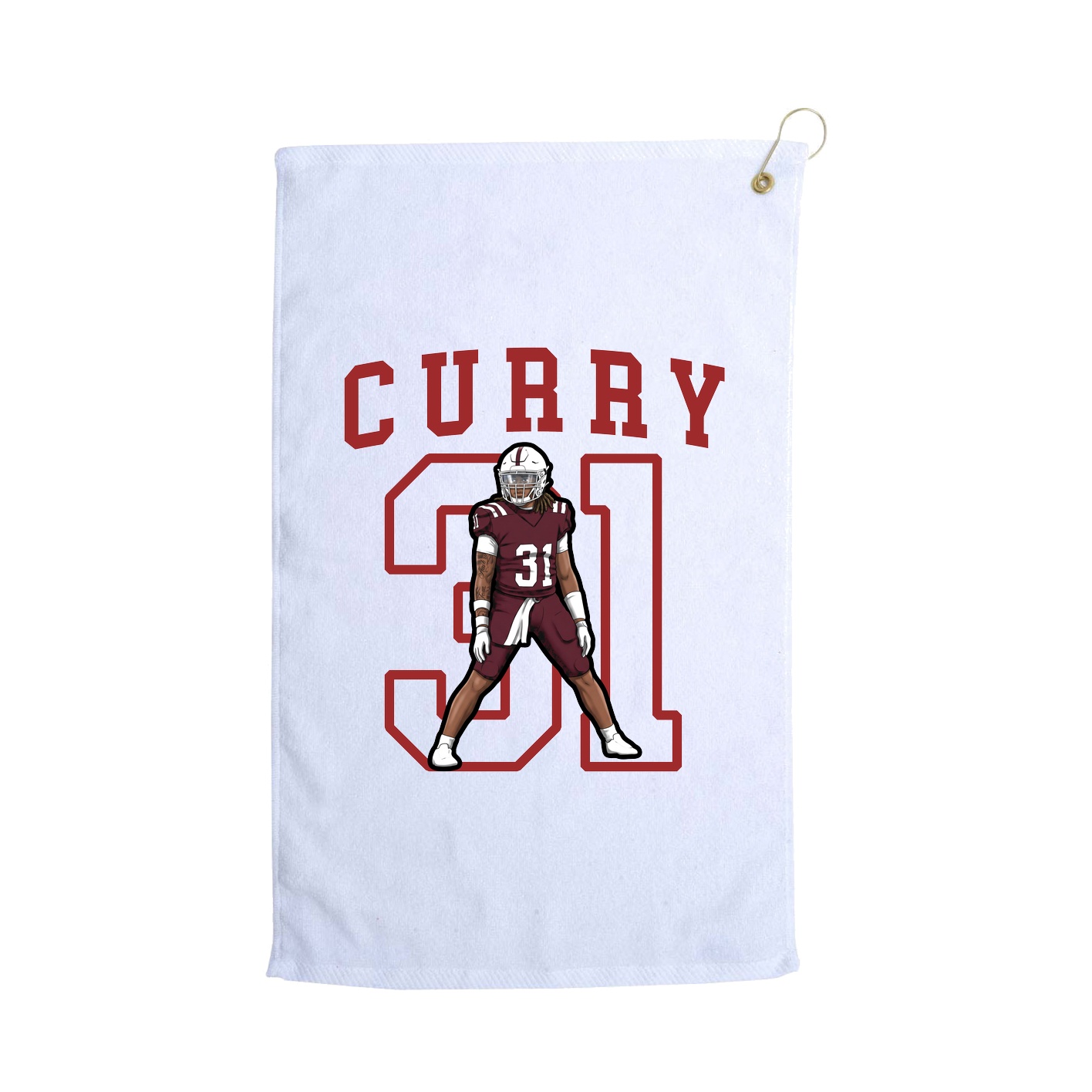 Golf Towel — Shirsey in White