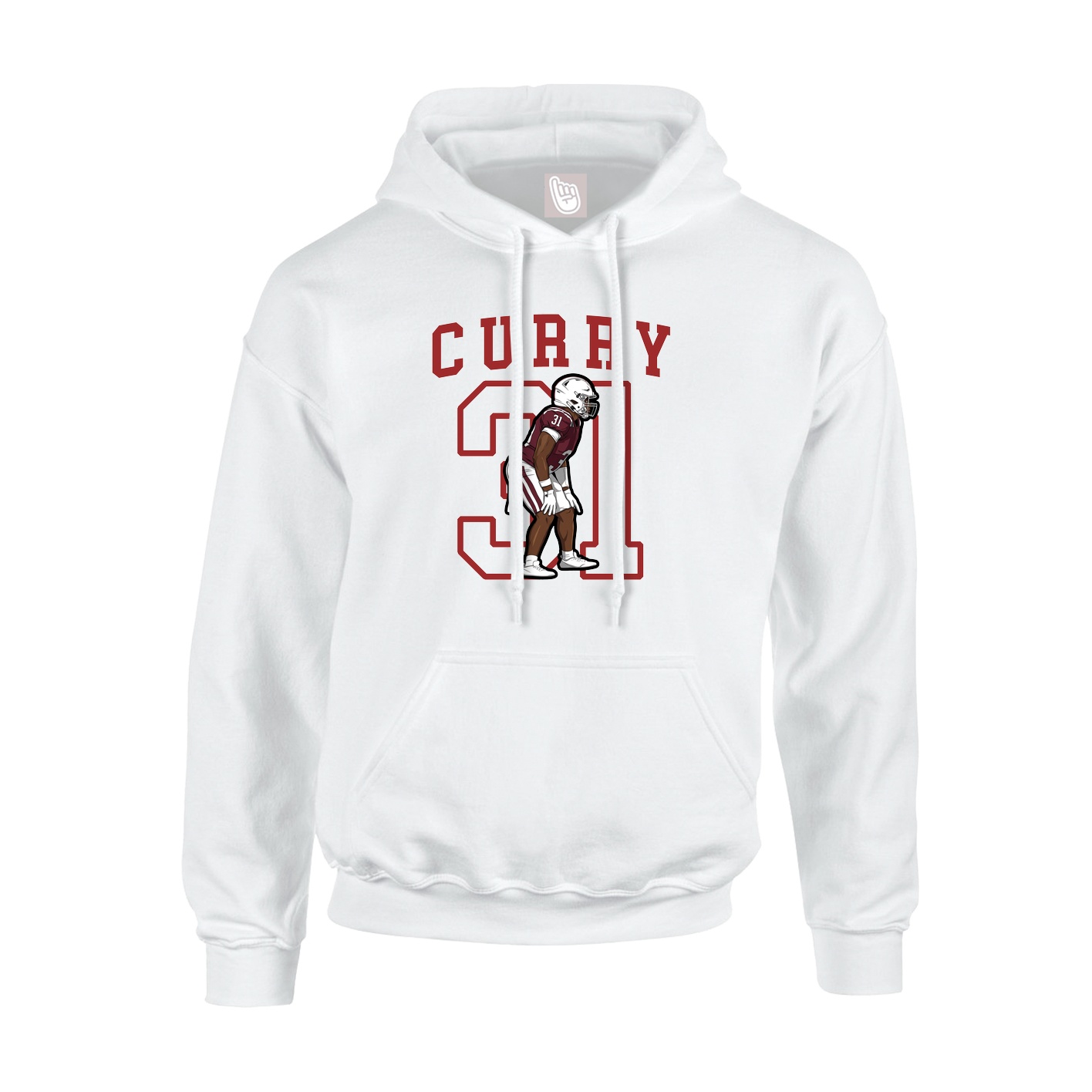 Hoodie — Shirsey in White