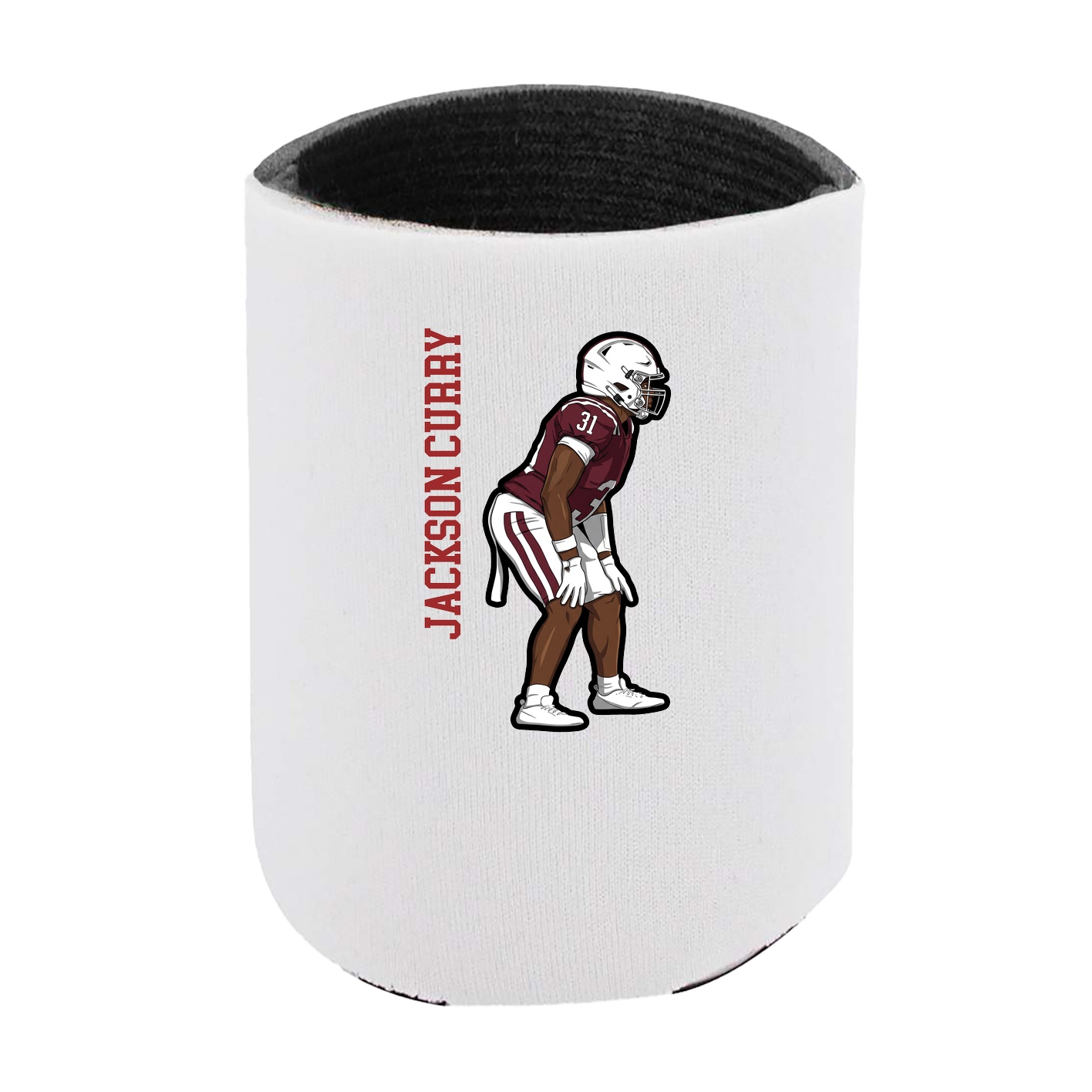 Can Holder — Name Vertical in White