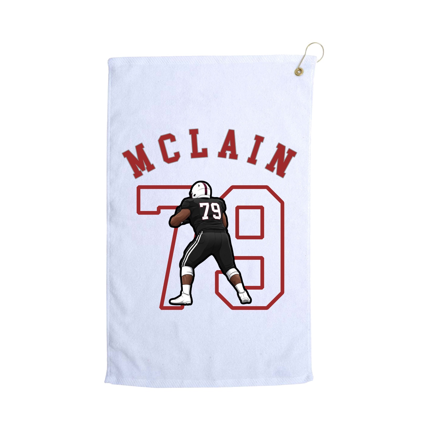 Golf Towel — Shirsey Arch in White