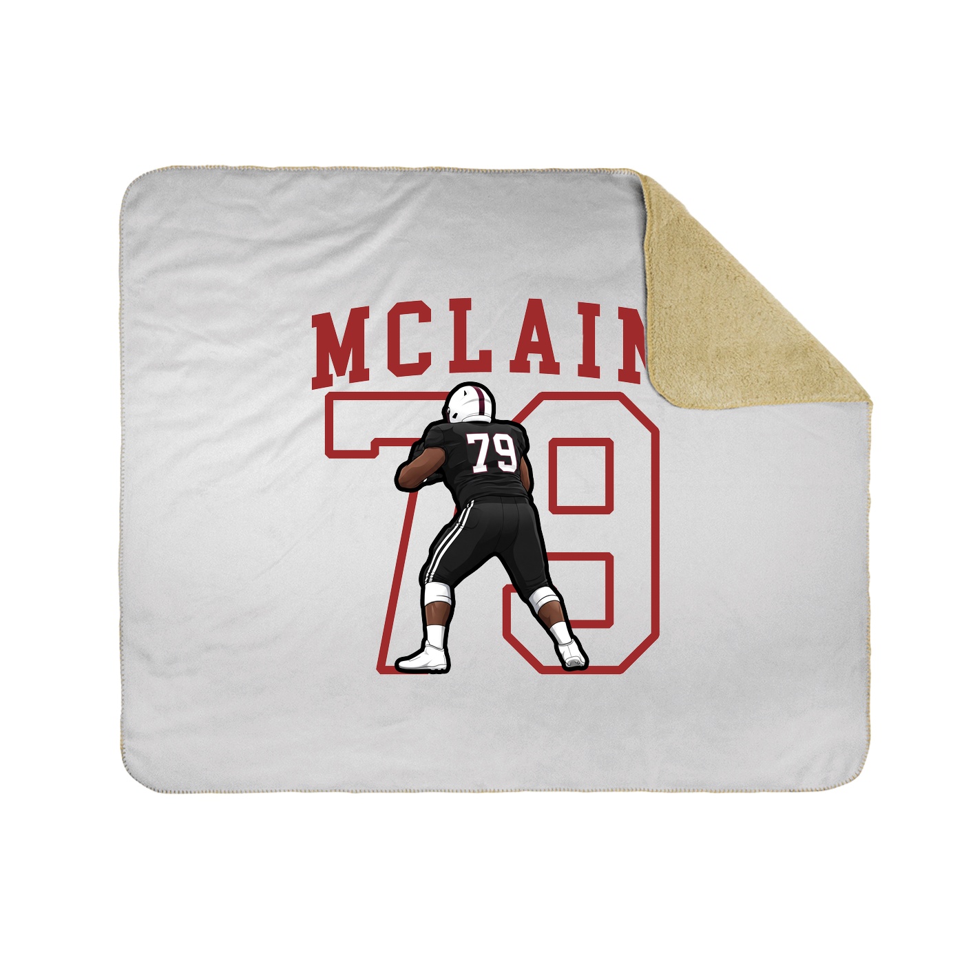 Throw Blanket — Shirsey in White