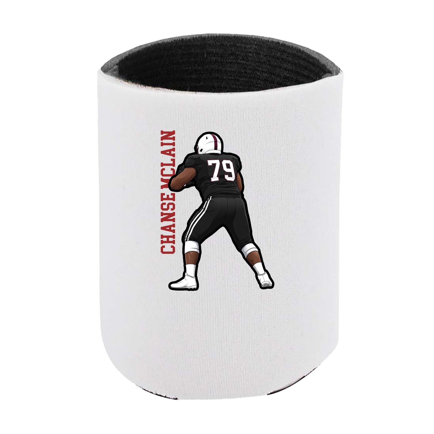 Can Holder — Name Vertical in White