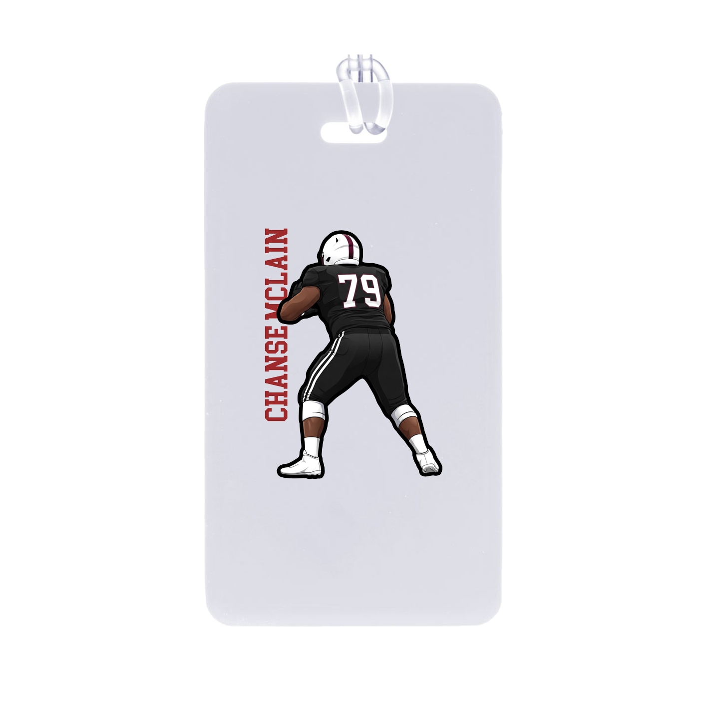 Bag Tag — Name Vertical in Classic