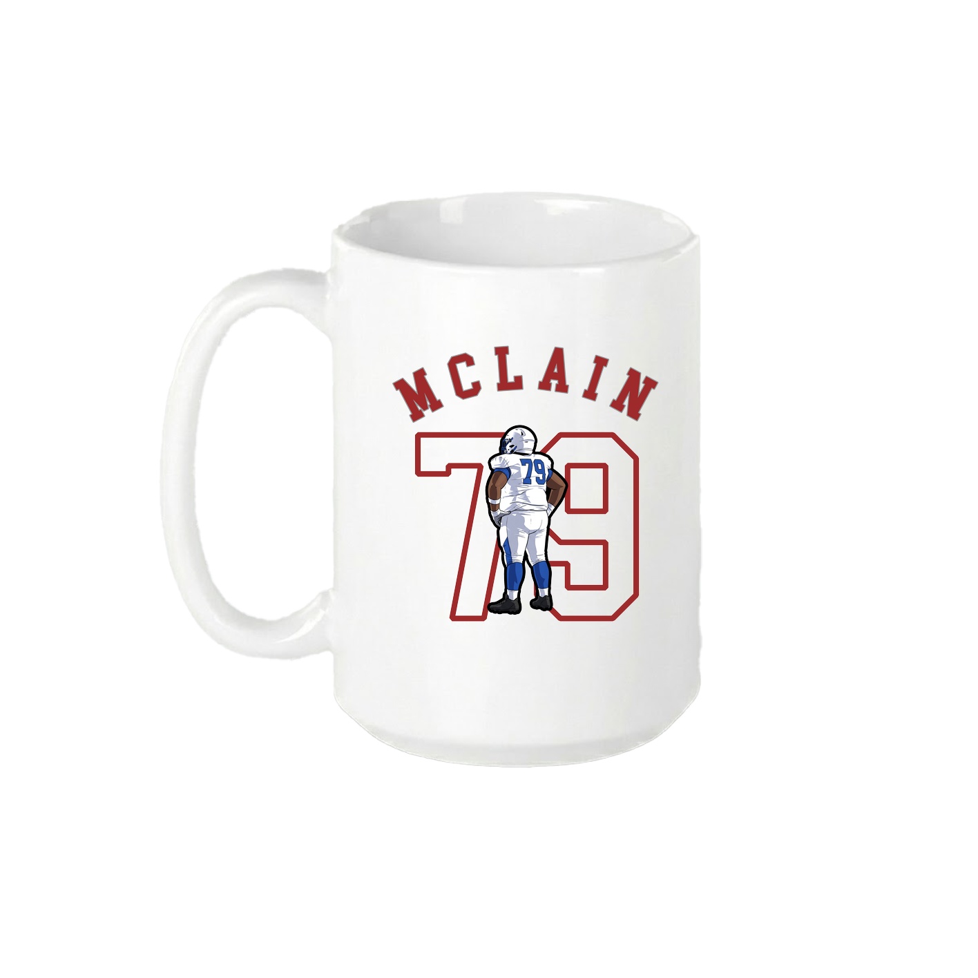 15oz Coffee Mug — Shirsey Arch in White