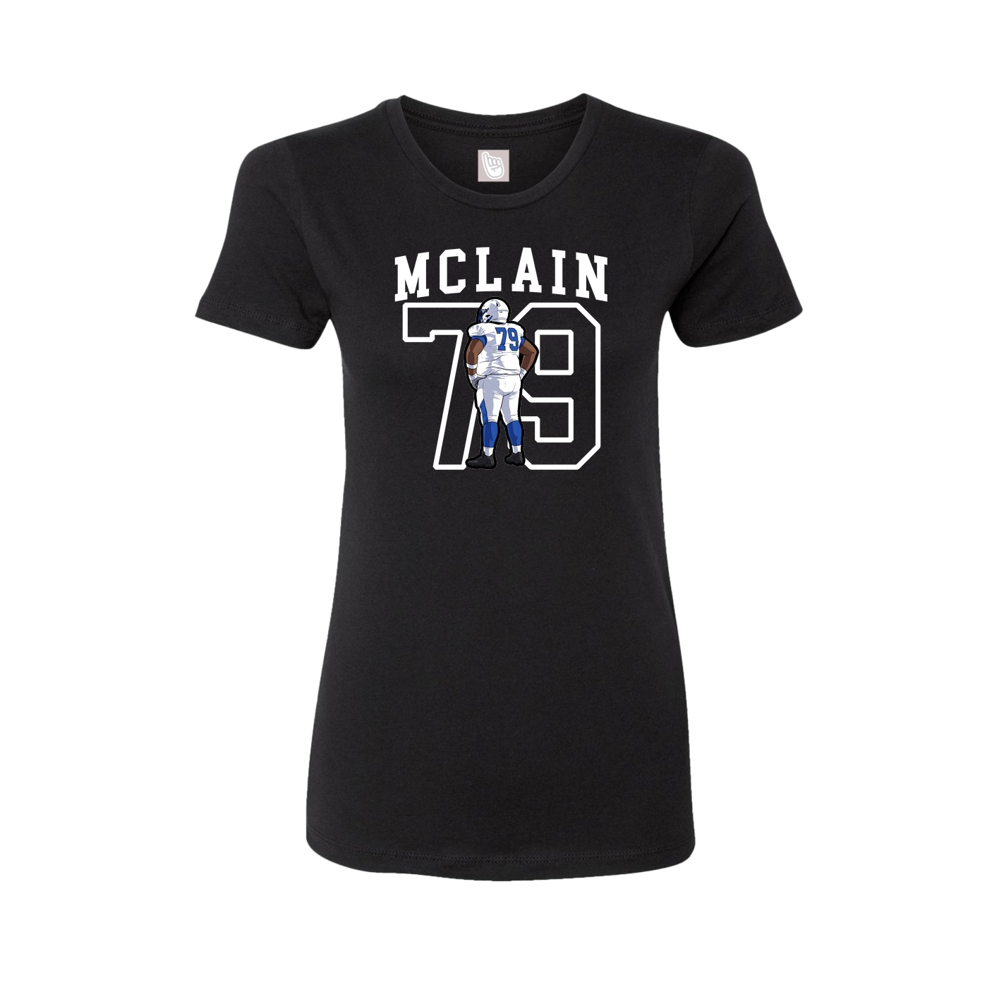 Fitted Women's Tee — Shirsey in Black