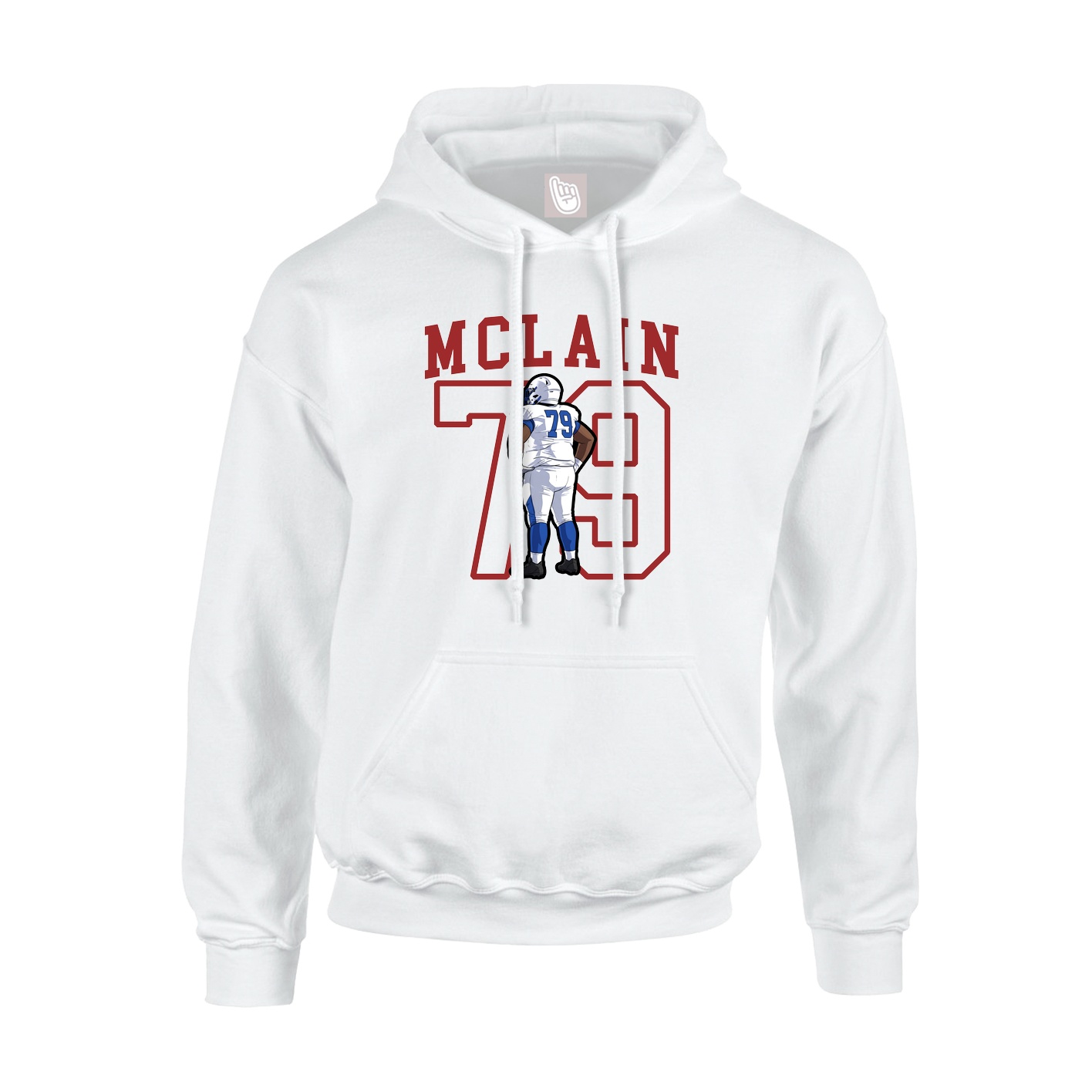 Hoodie — Shirsey in White