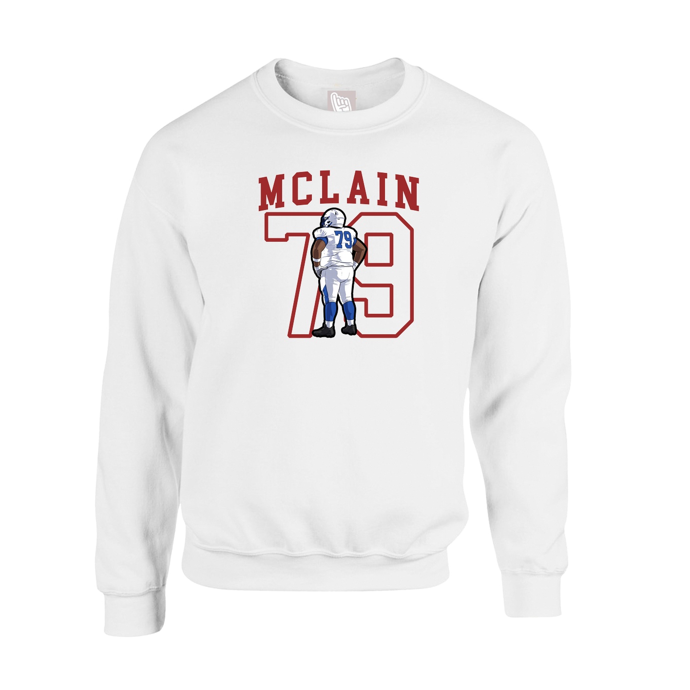 Fleece Crew — Shirsey in White