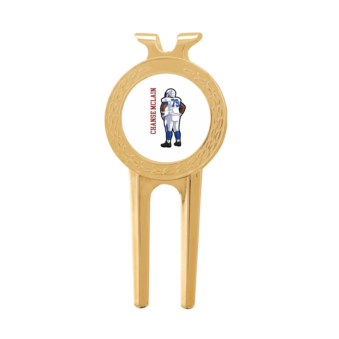 Divot Tool with Ball Marker — Name Vertical in Classic
