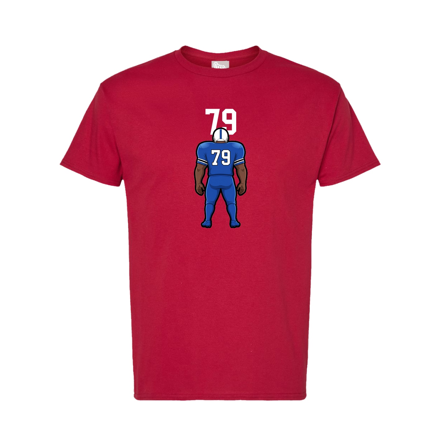 Tee — Number Top in Crimson