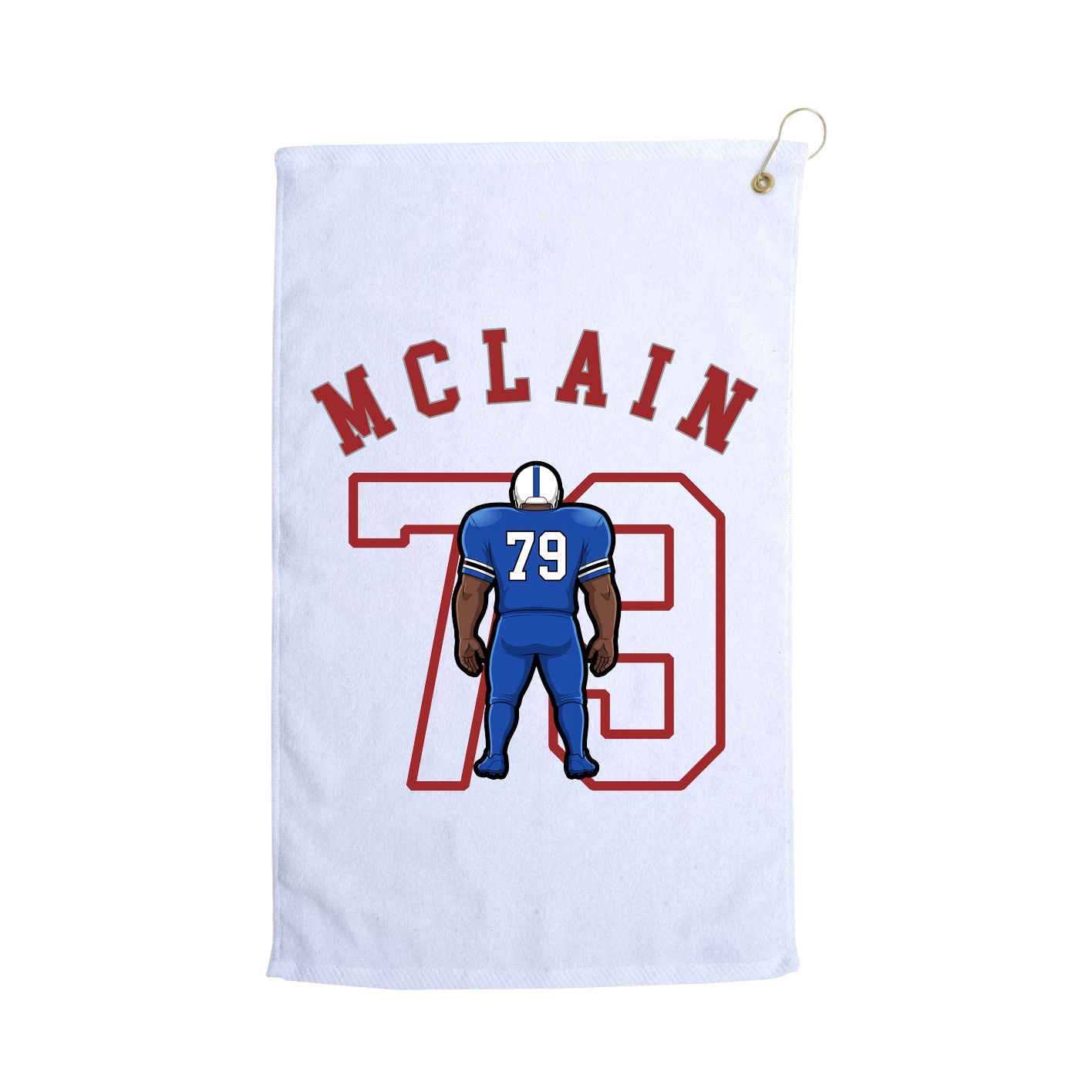 Golf Towel — Shirsey Arch in White