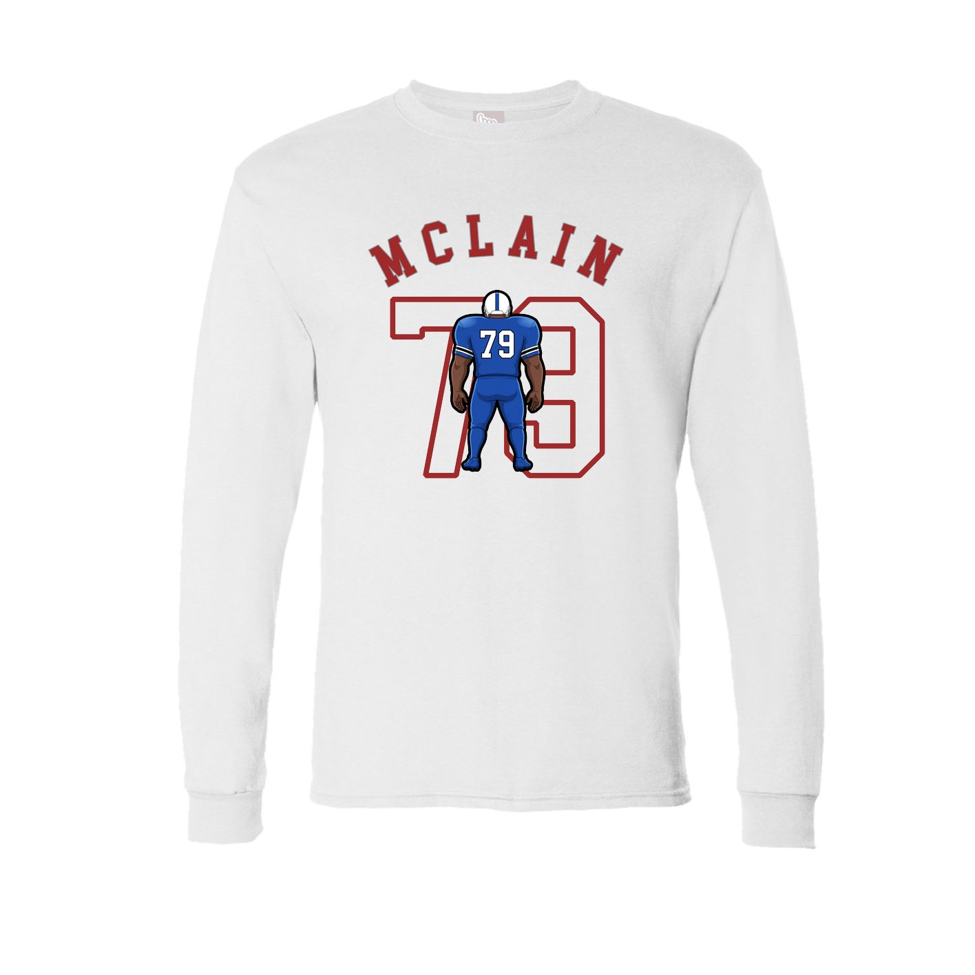 Long Sleeve Tee — Shirsey Arch in White