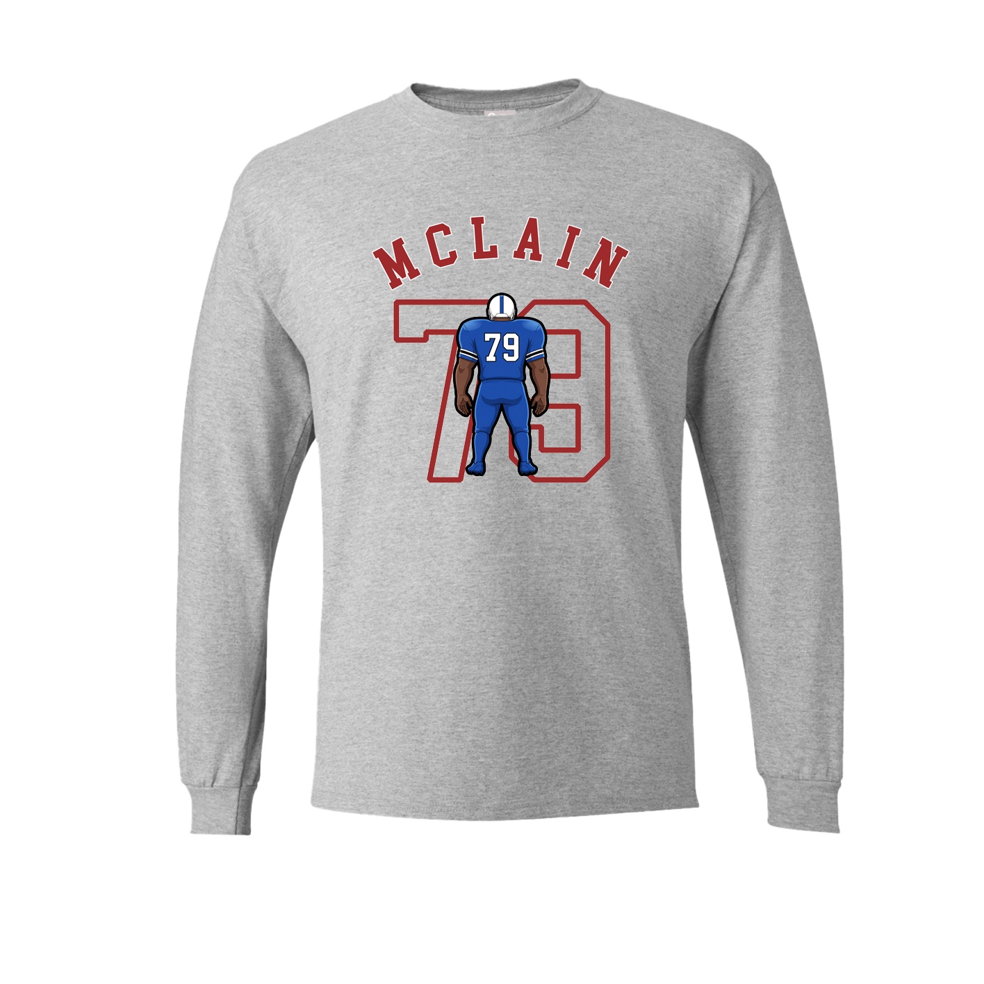 Long Sleeve Tee — Shirsey Arch in Grey