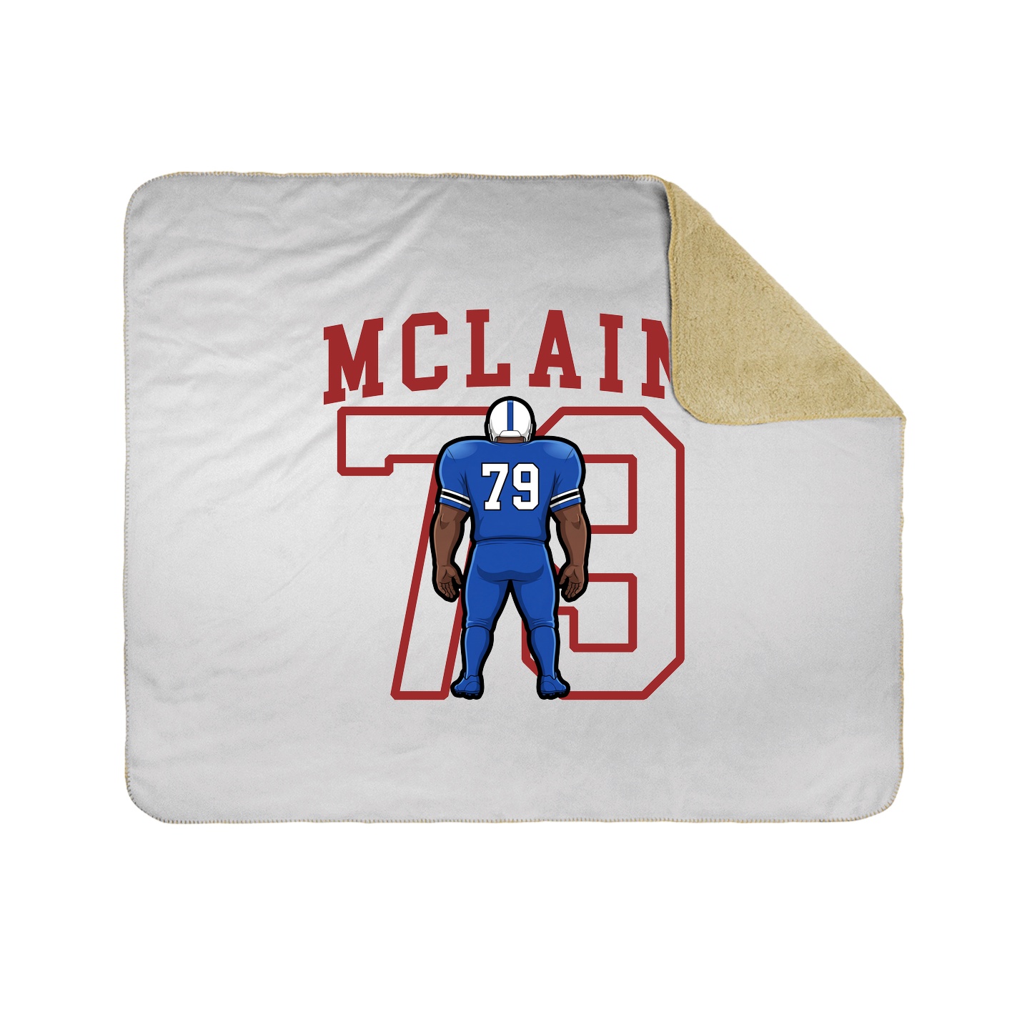 Throw Blanket — Shirsey in White