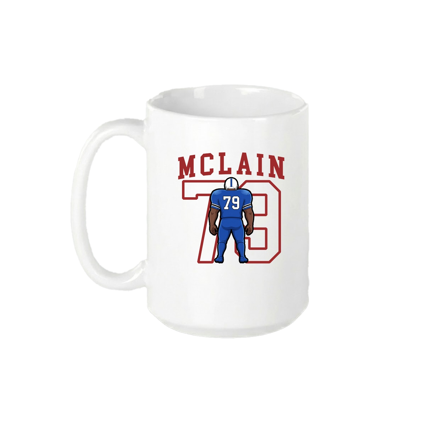 15oz Coffee Mug — Shirsey in White