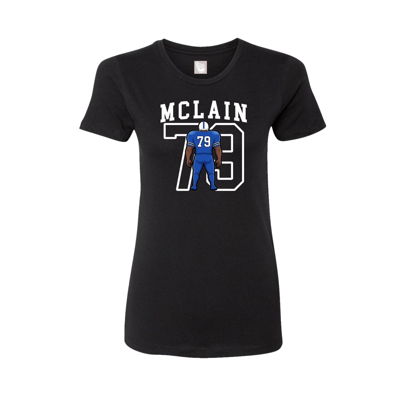 Fitted Women's Tee — Shirsey in Black
