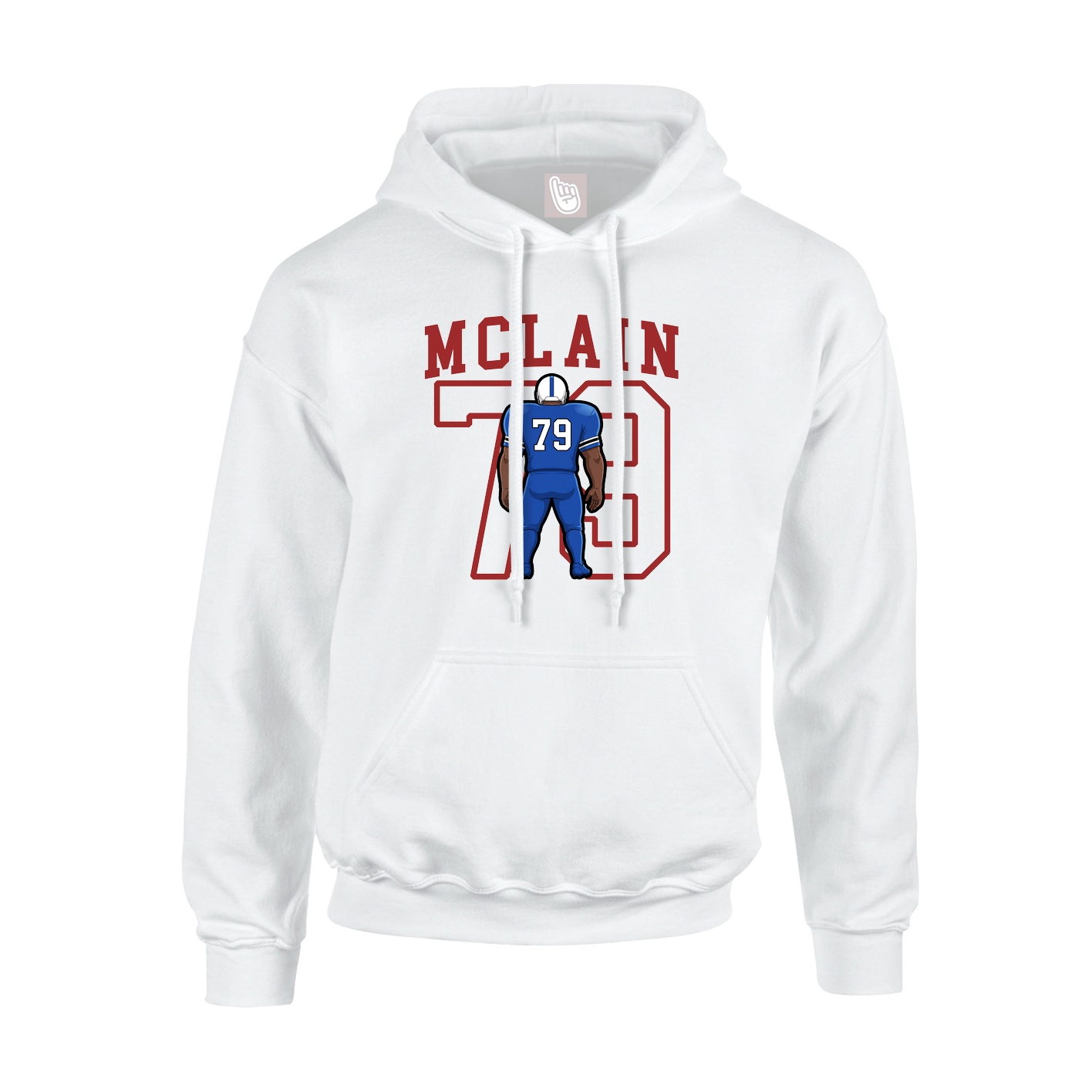 Hoodie — Shirsey in White