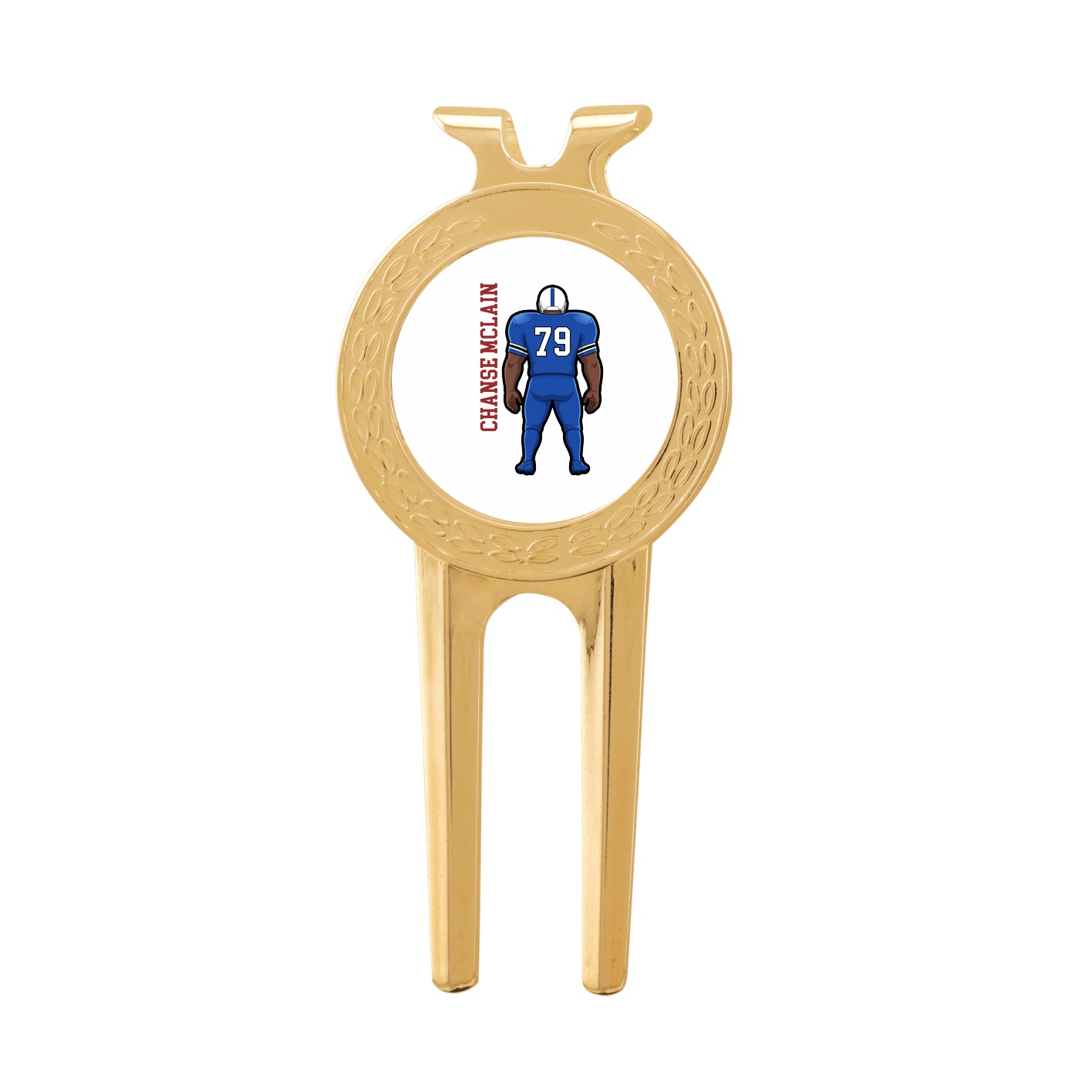 Divot Tool with Ball Marker — Name Vertical in Classic