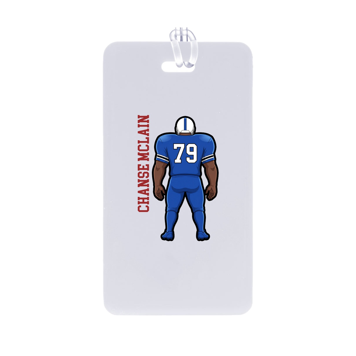 Bag Tag — Name Vertical in Classic