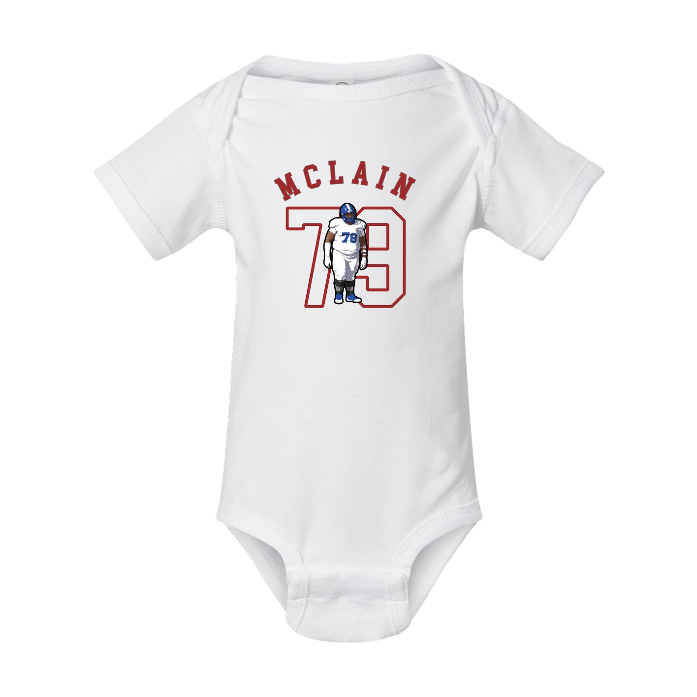 Baby Onesie — Shirsey Arch in White
