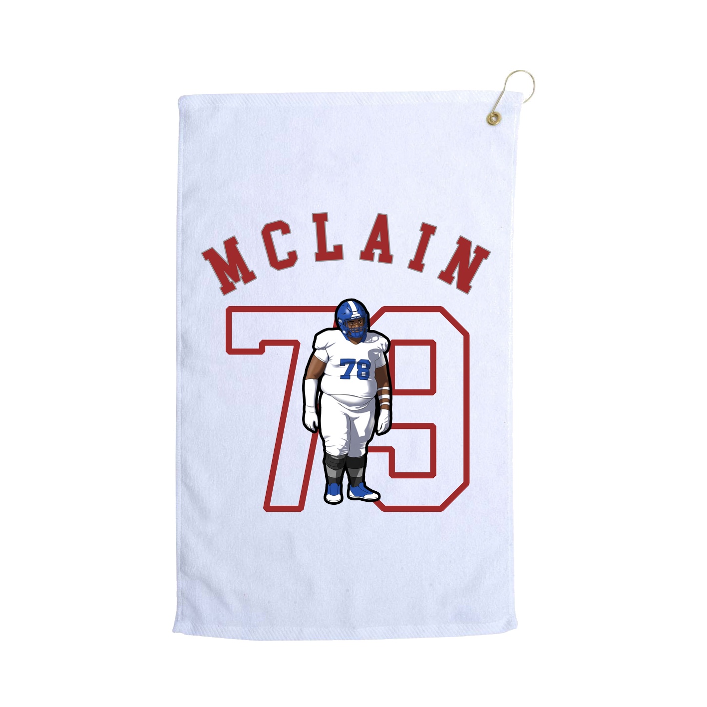 Golf Towel — Shirsey Arch in White