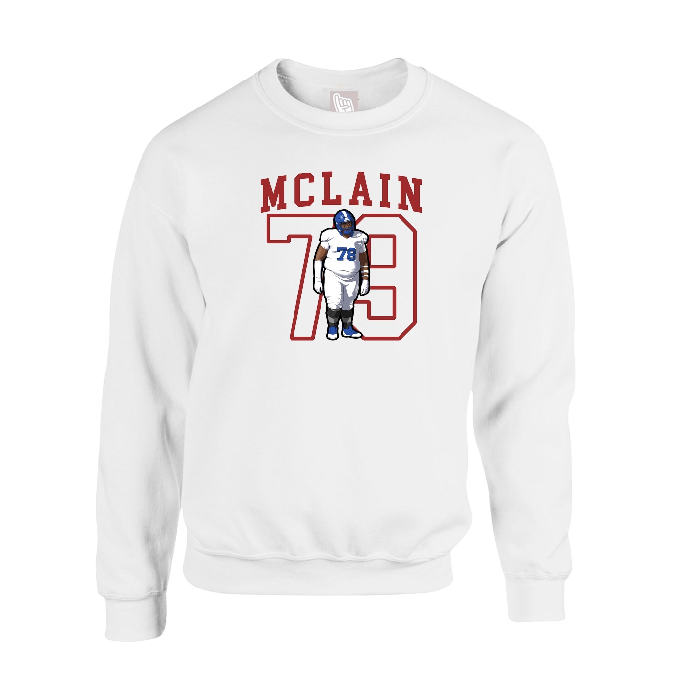 Fleece Crew — Shirsey in White
