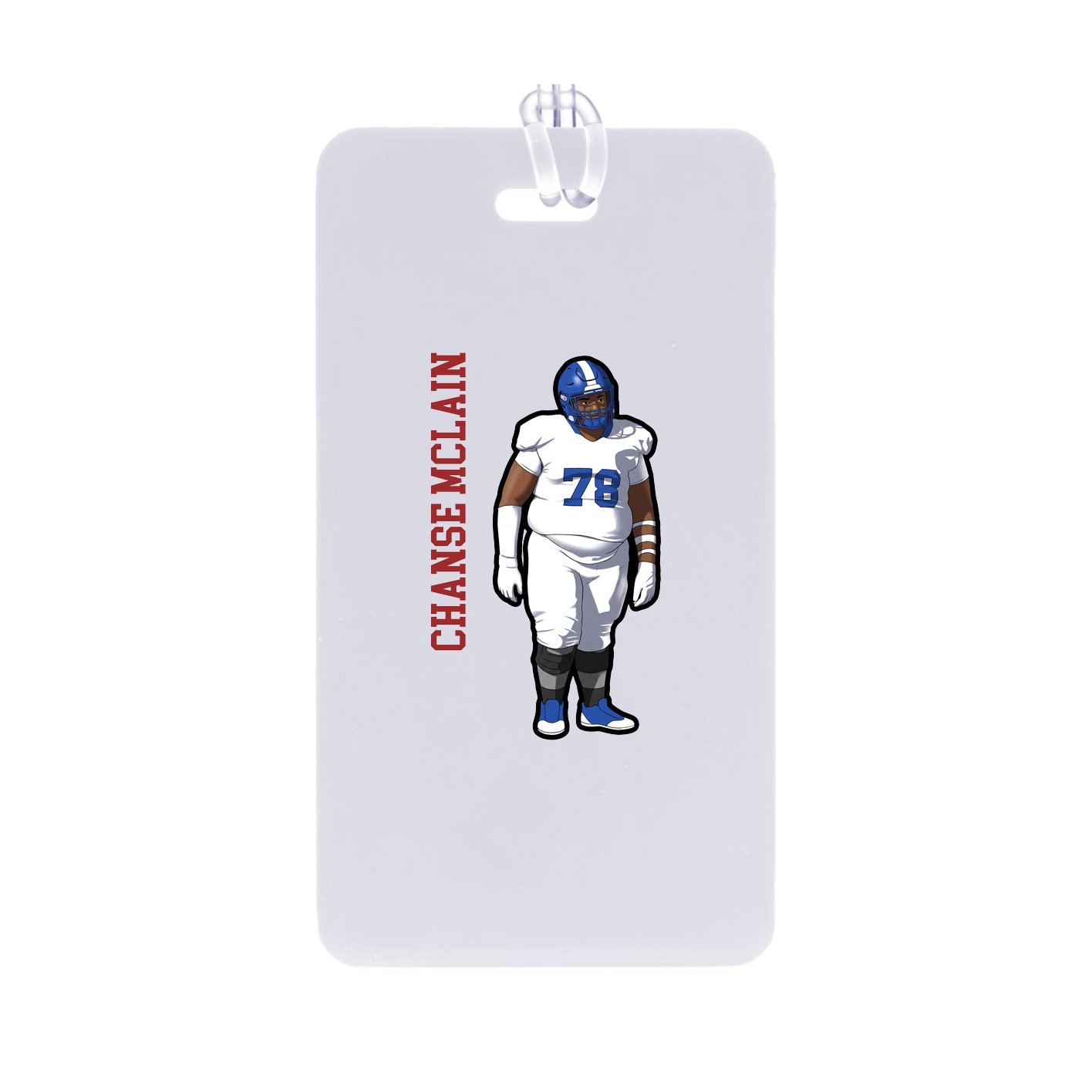 Bag Tag — Name Vertical in Classic