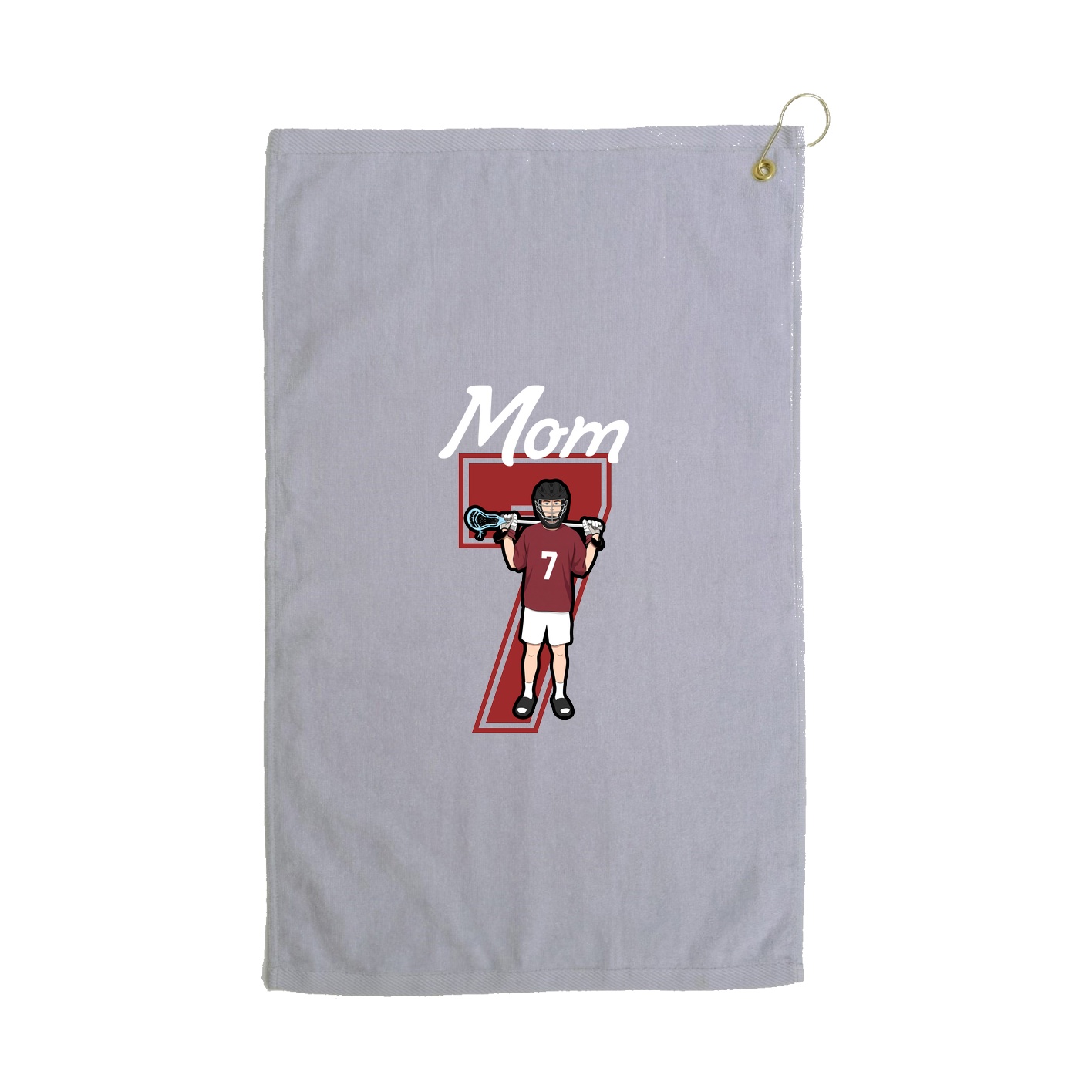 Golf Towel — Mothers Day Shirsey in Grey
