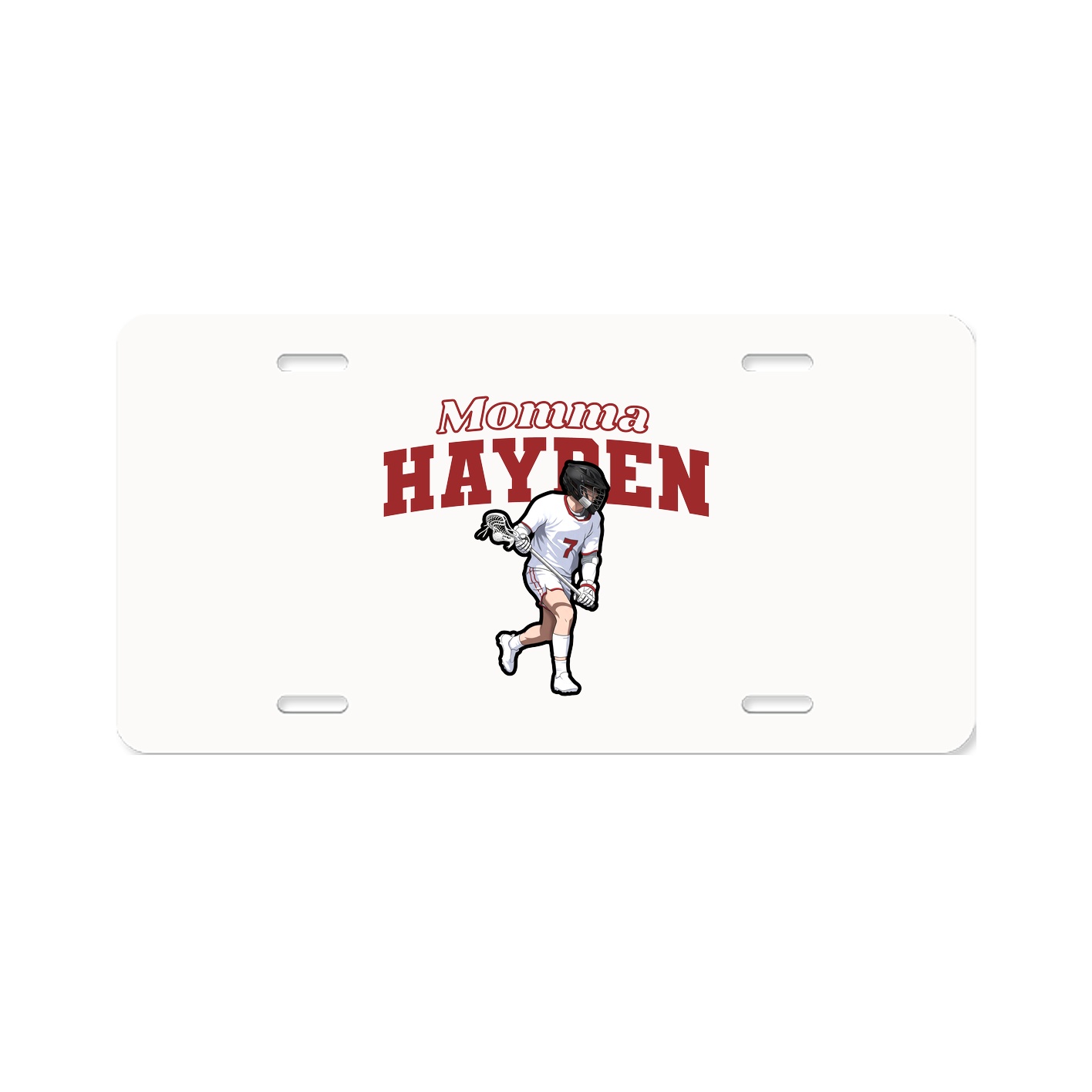 License Plate — Mothers Day Block in Classic