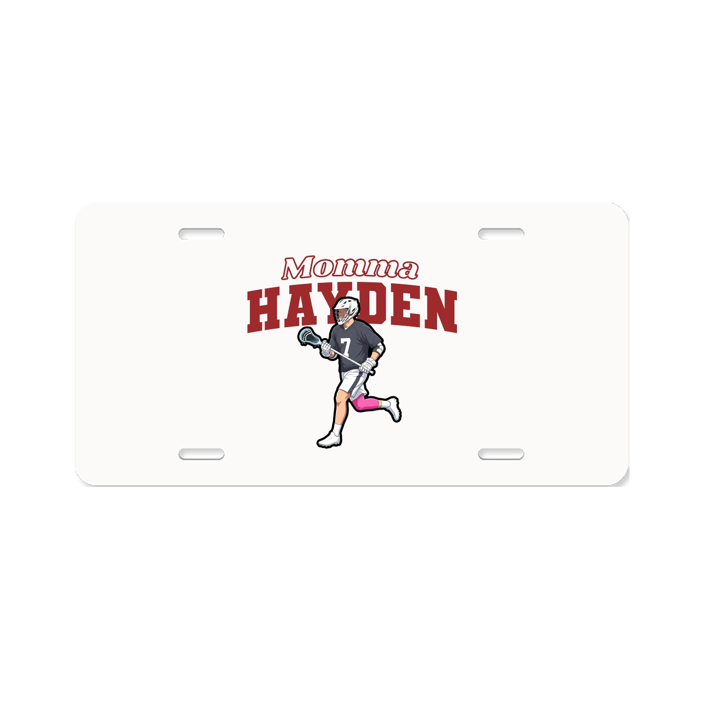 License Plate — Mothers Day Block in Classic