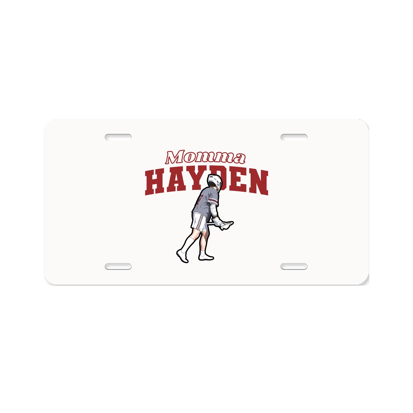 License Plate — Mothers Day Block in Classic