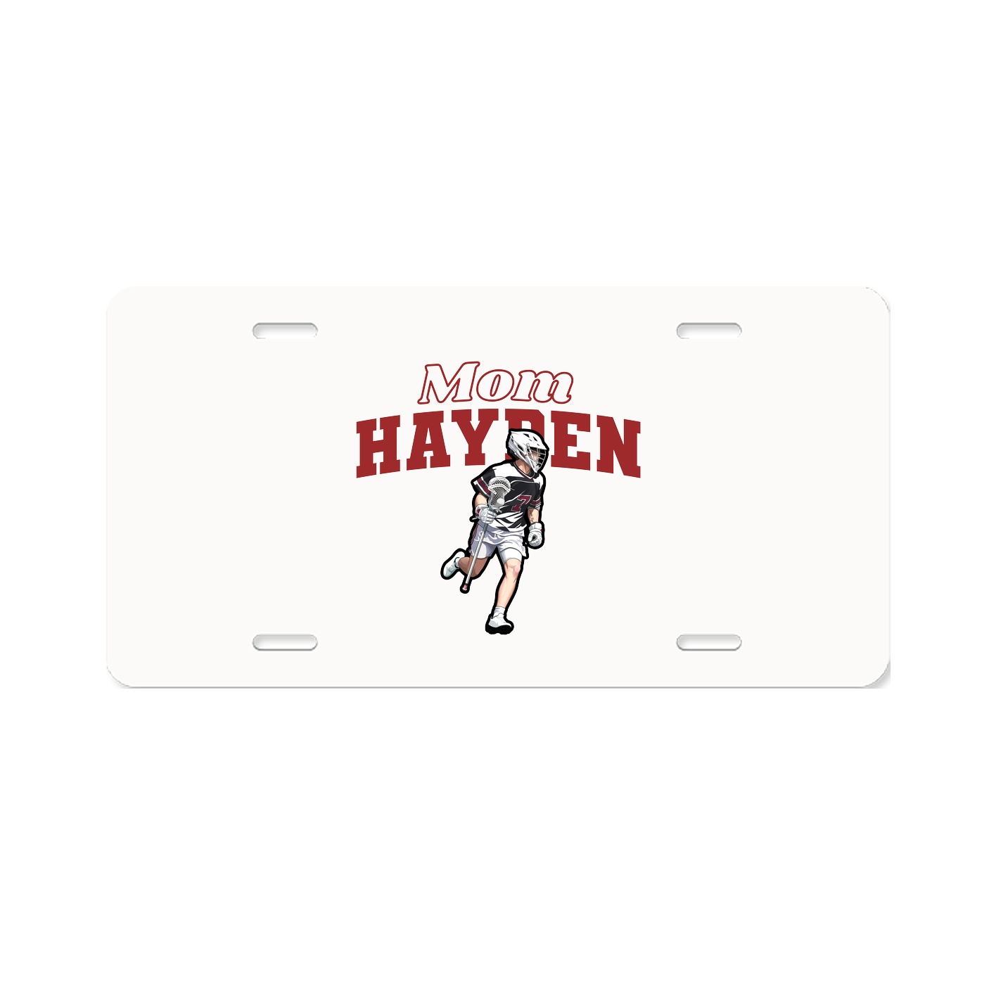 License Plate — Mothers Day Block in Classic