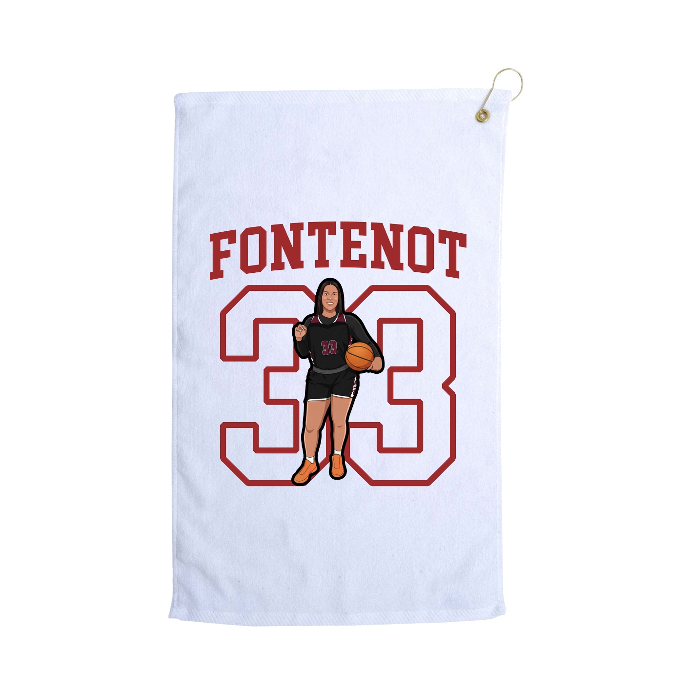 Golf Towel — Shirsey in White