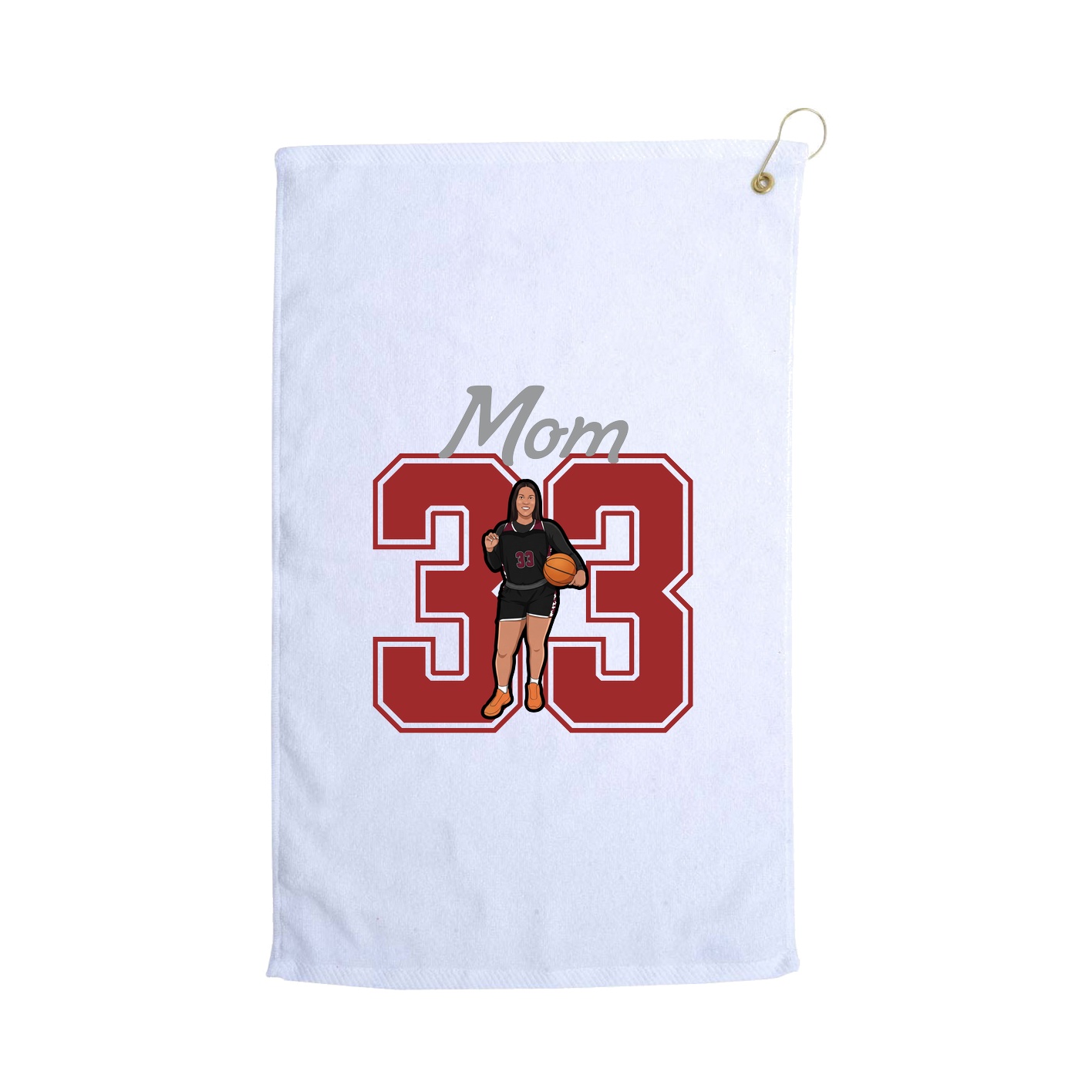Golf Towel — Mothers Day Shirsey in White